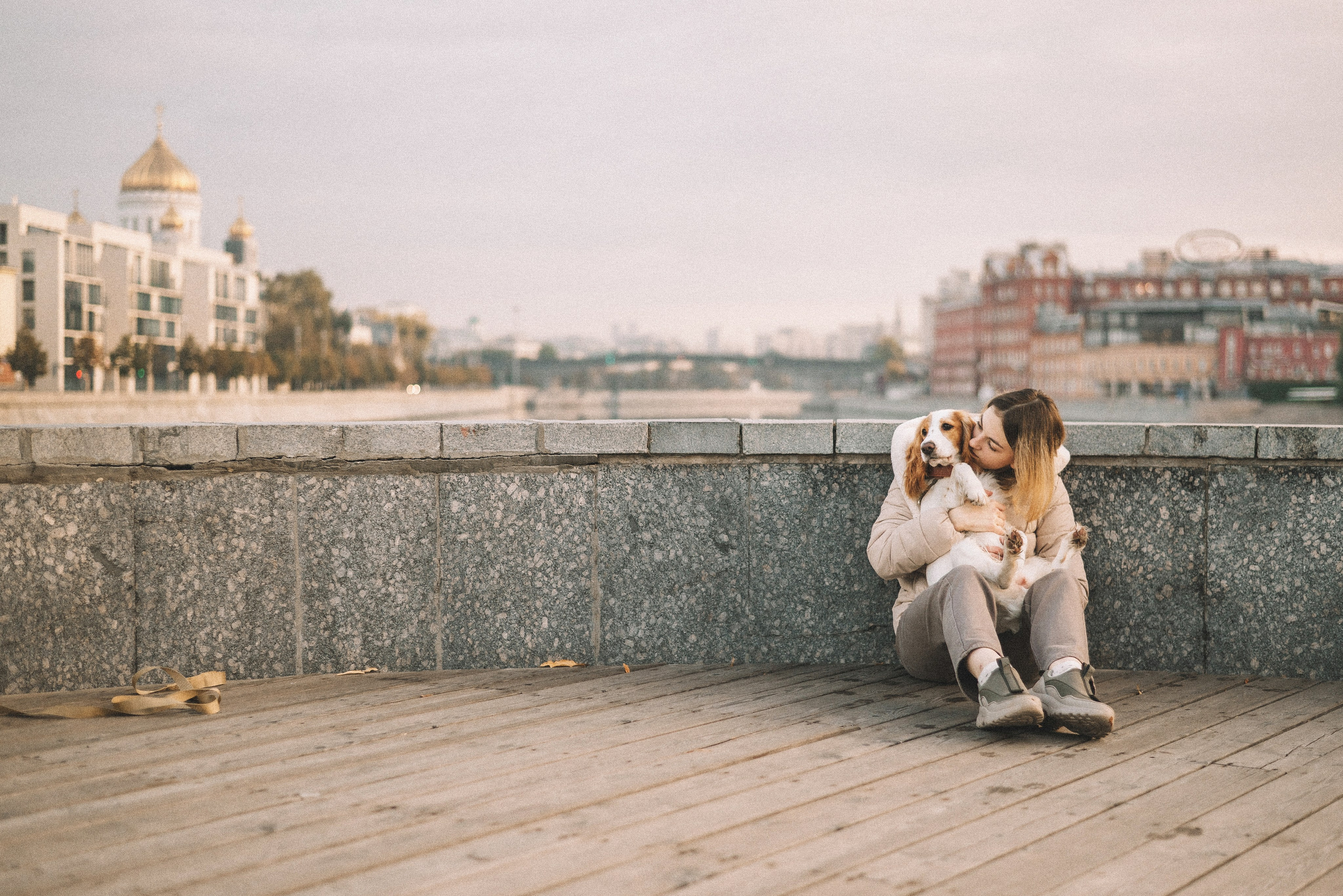 Маша и Вега. Фотограф-анималист Богданова Полина