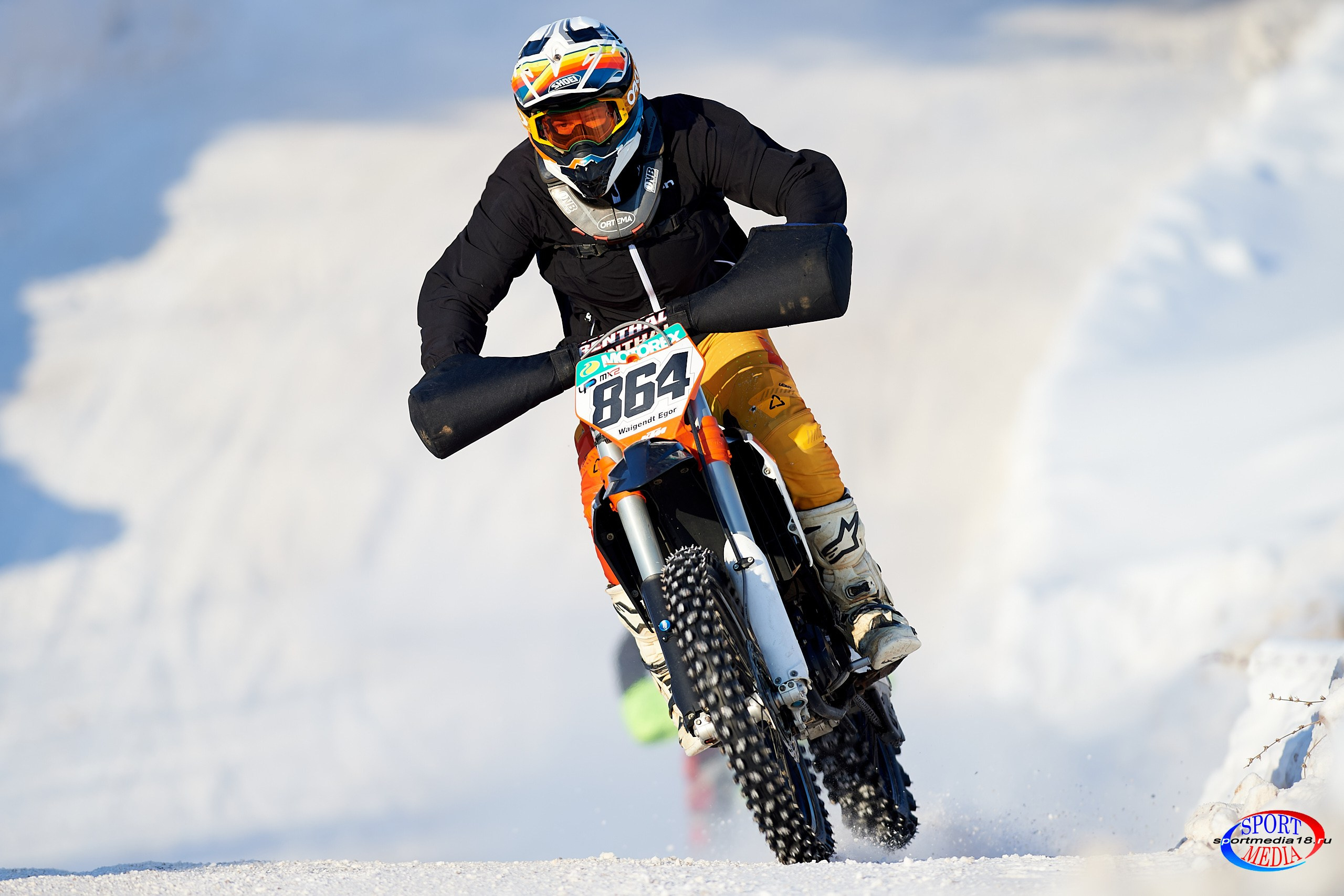 3 этап Кубка Удмуртской Республики по мотокроссу. Воткинск 23.02.2025. Спортивный репортажный фотограф в Ижевске Сергей Мерзляков