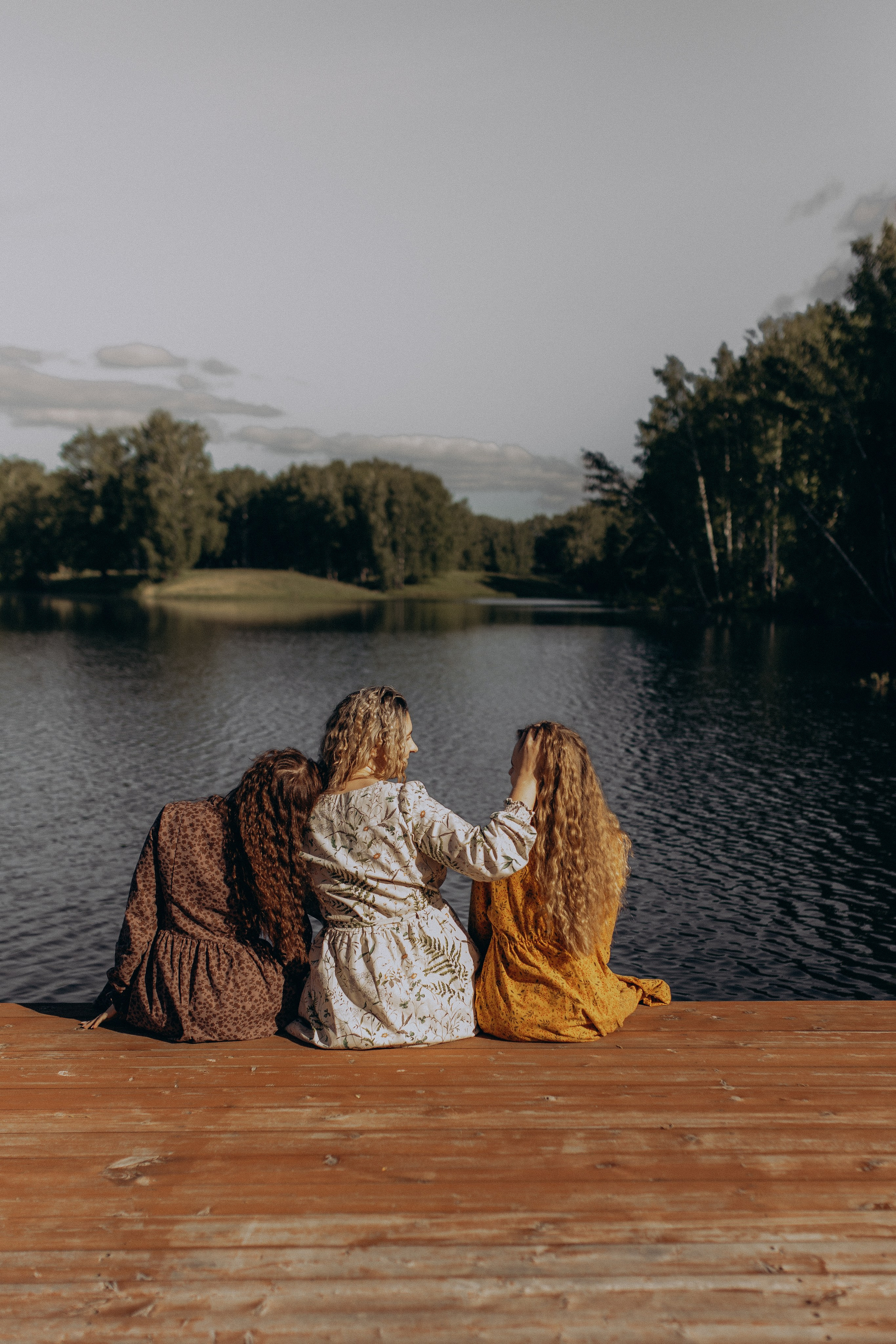 Настя с Дарьей и Ульяной. Семейный фотограф lifestyle в Новосибирске Елена Шпилевая