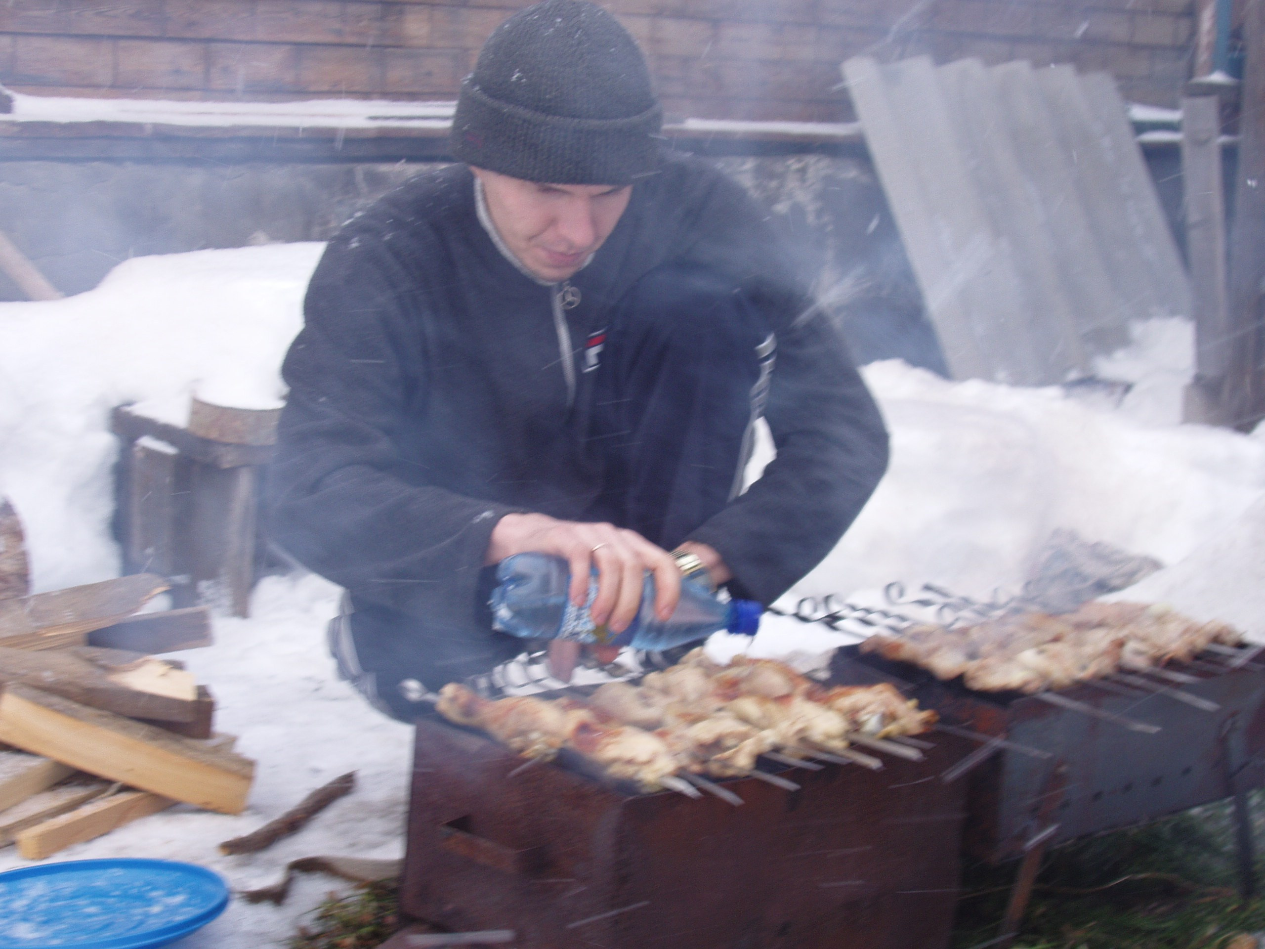 У Шостак на даче 16.01.2005. Семейный, Свадебный фотограф СПБ Питер— Романова Екатерина