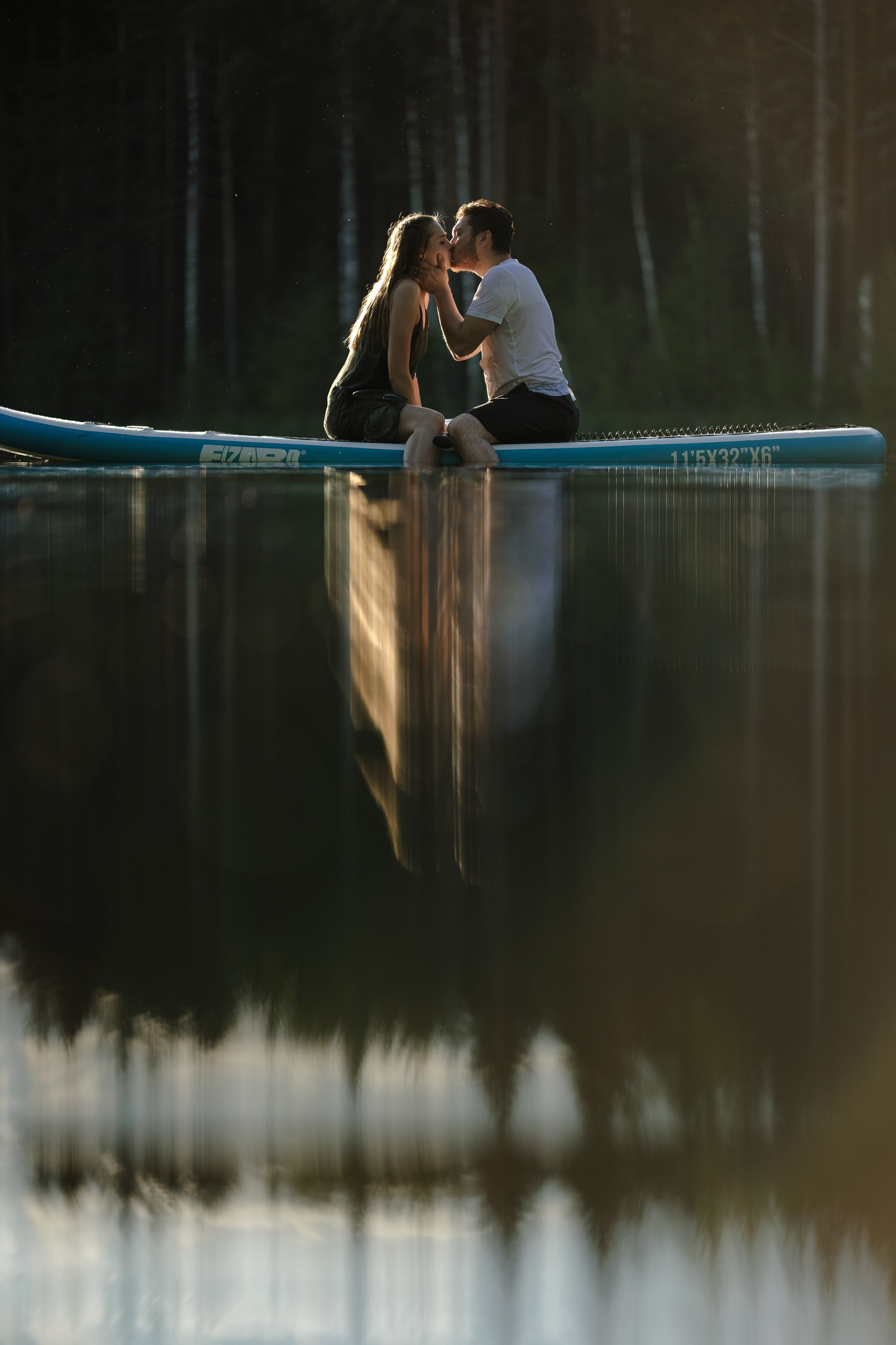 Петя и Лина, на сапах. Интерьерный фотограф и видеограф в Санкт-Петербурге Вадим Балбашевский