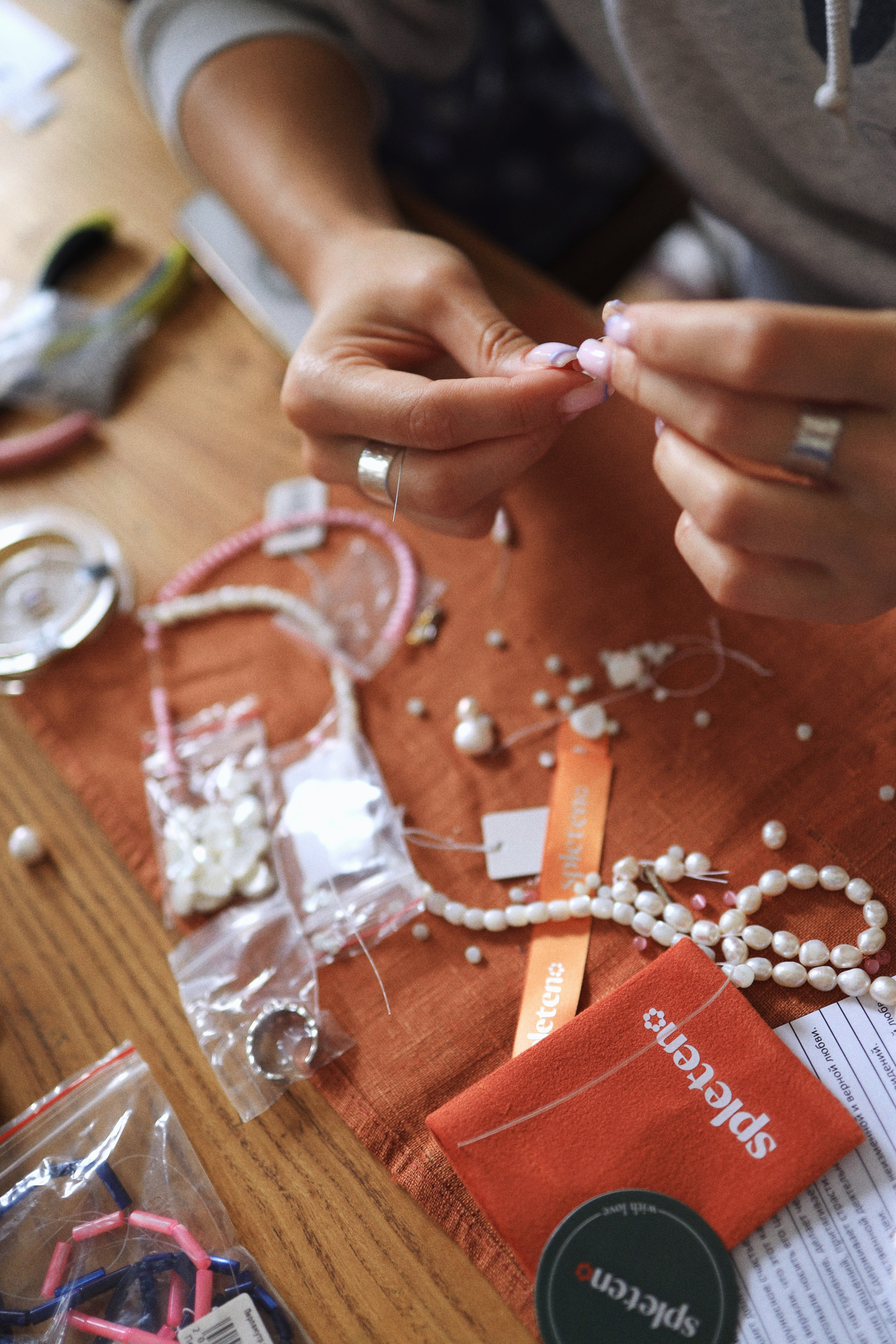 Jewelry workshop by Spleteno brand | 2023. POLINA MÔMOT