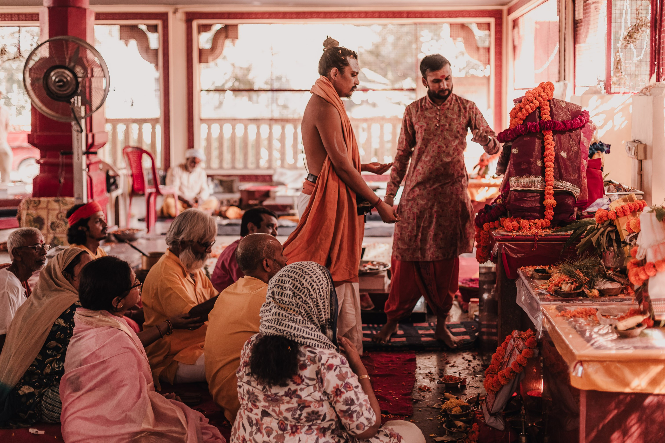 Lakshmi pooja in India. Mariam Bagdasaryan