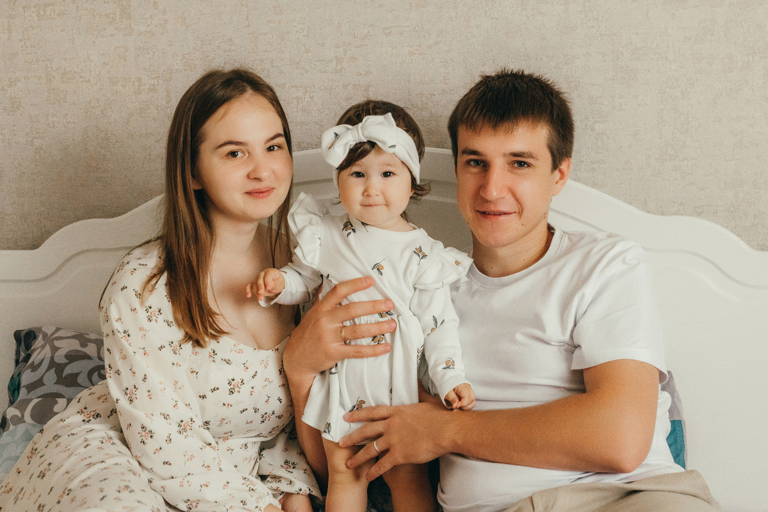 Андрей, Катя и Лера. Семейный фотограф • Домашние съемки в Нижнем Новгороде