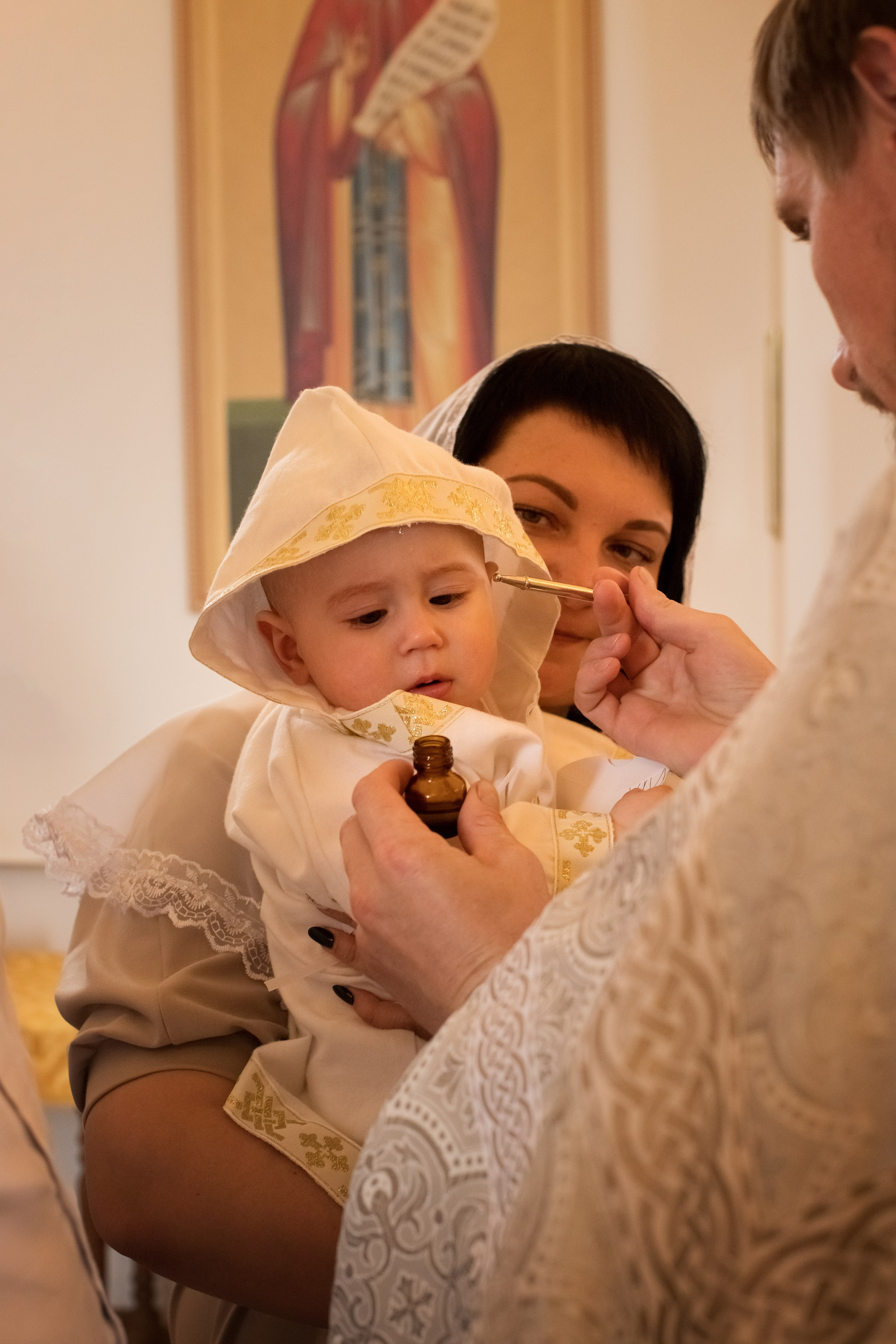 Таинство Крещения Мирона. Семейный и детский фотограф в Саратове Полина Коткина