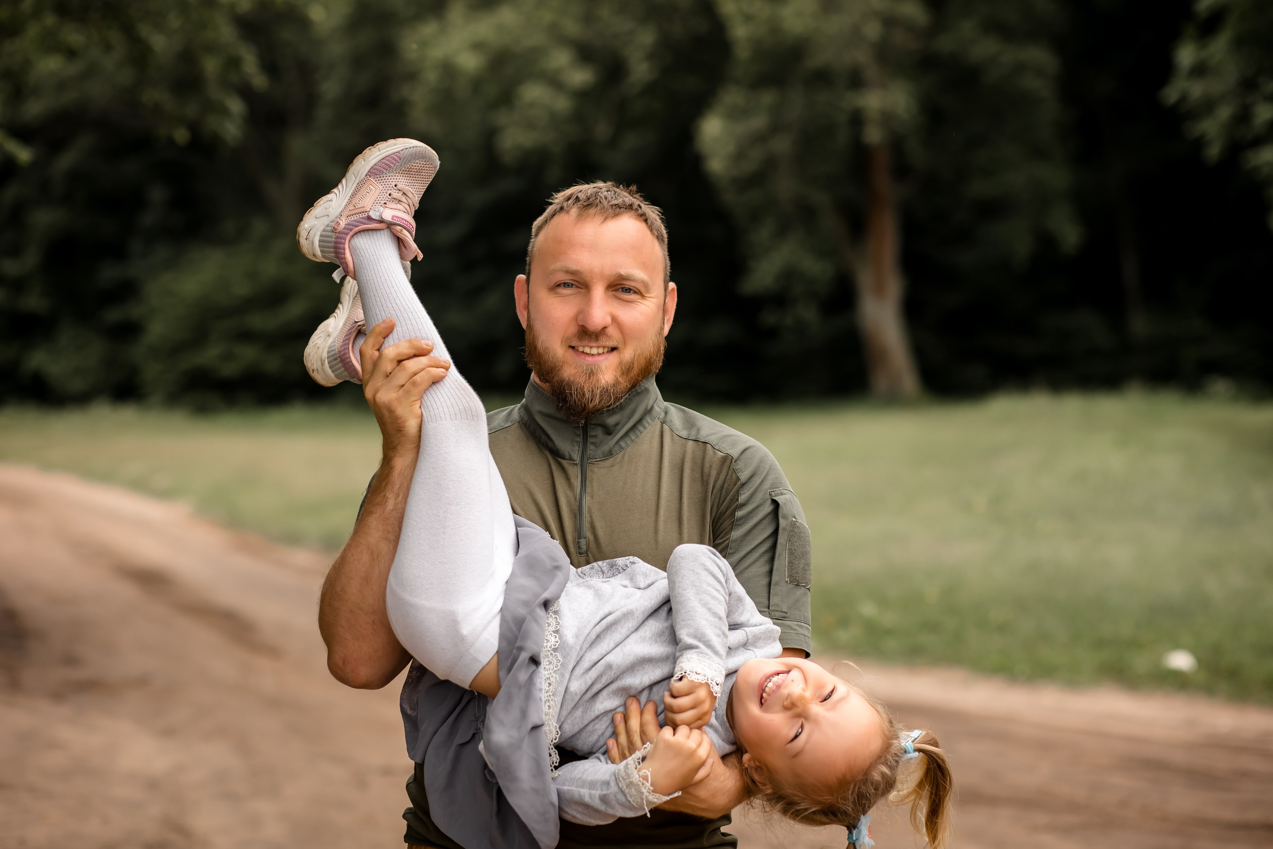 Катя с детками