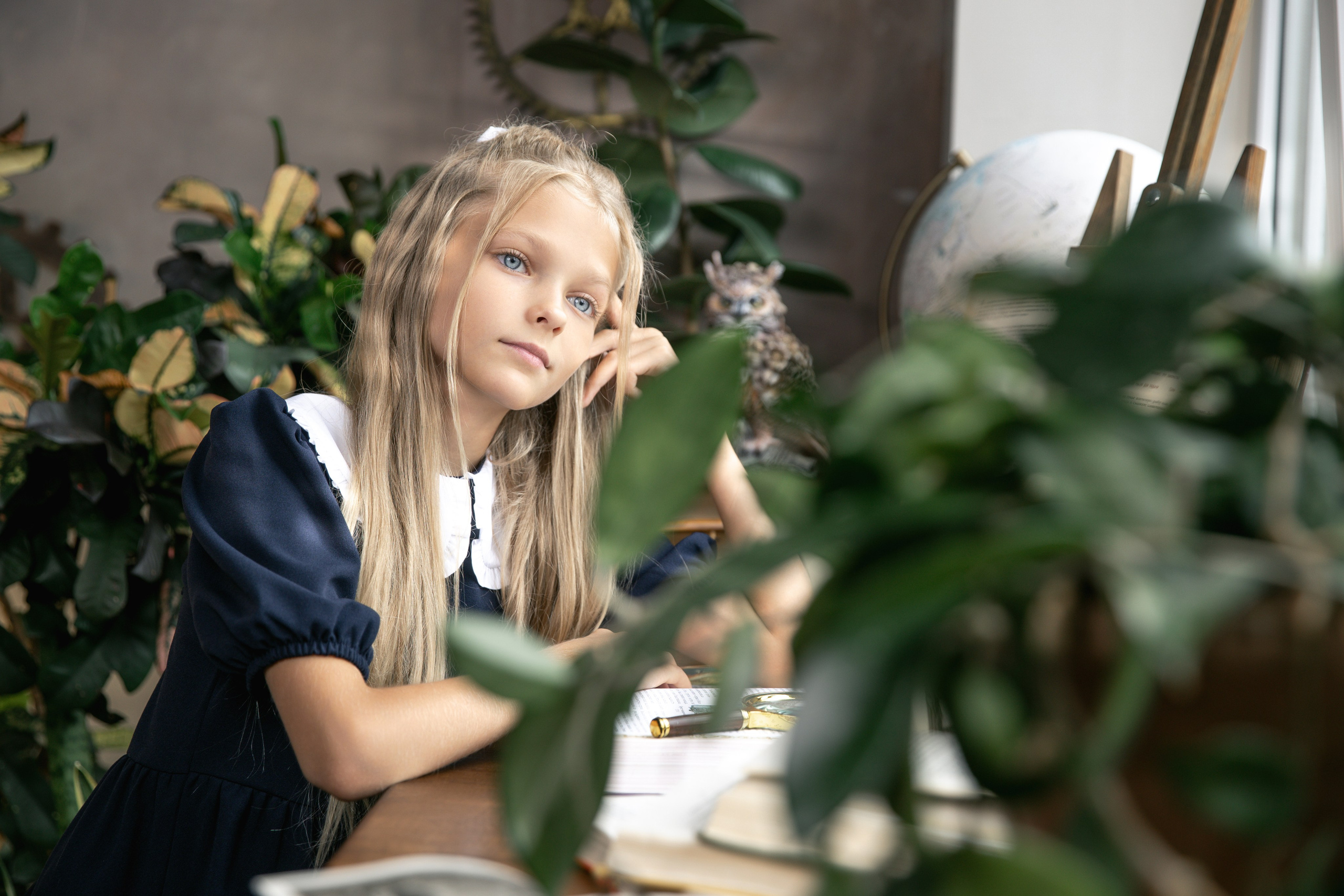 Фотосессия в студии для начальных классов. Выпускные альбомы Евгении Виноградовой г. Липецк