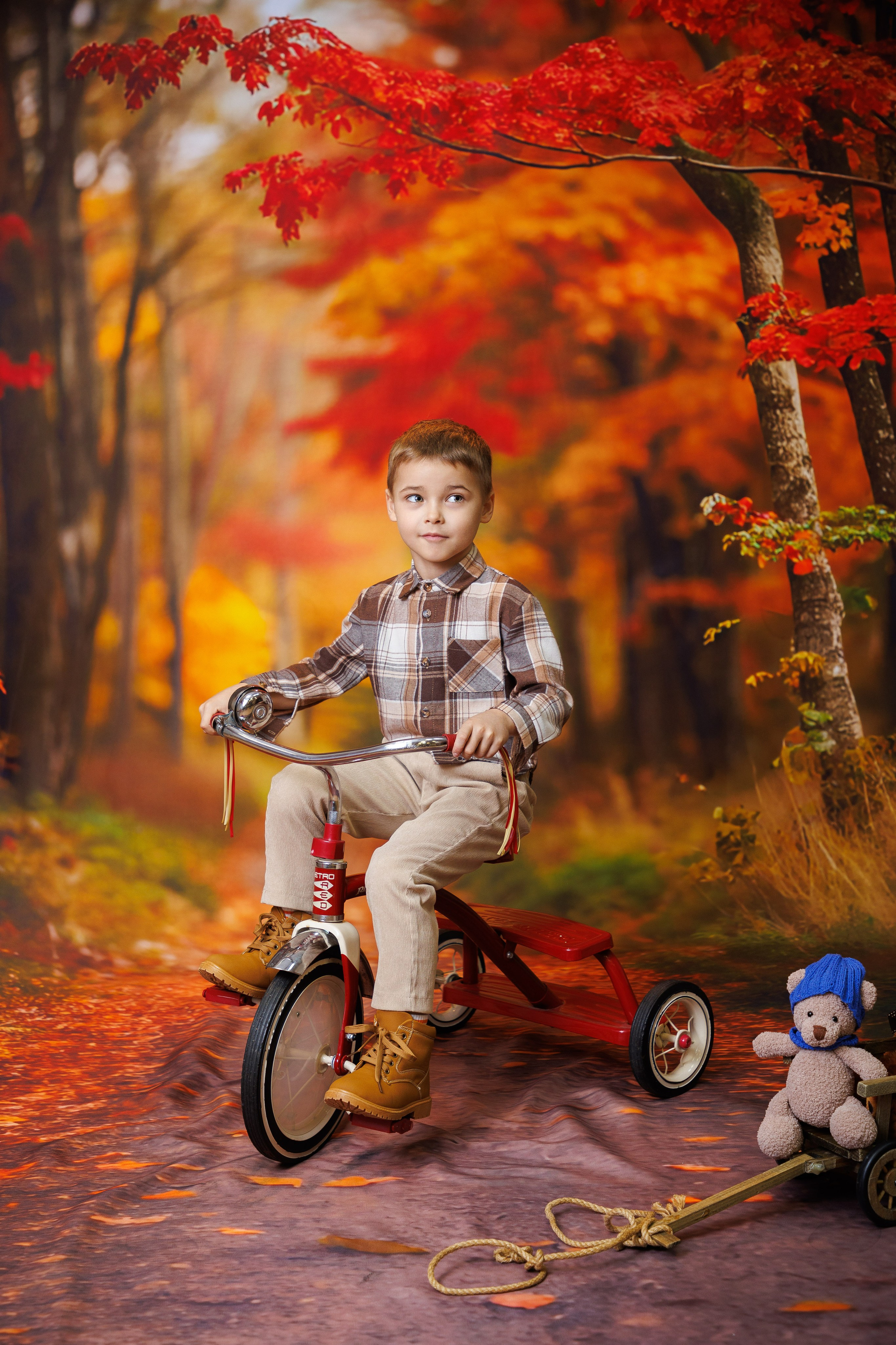 Велосипед. Детская фотостудия Москва