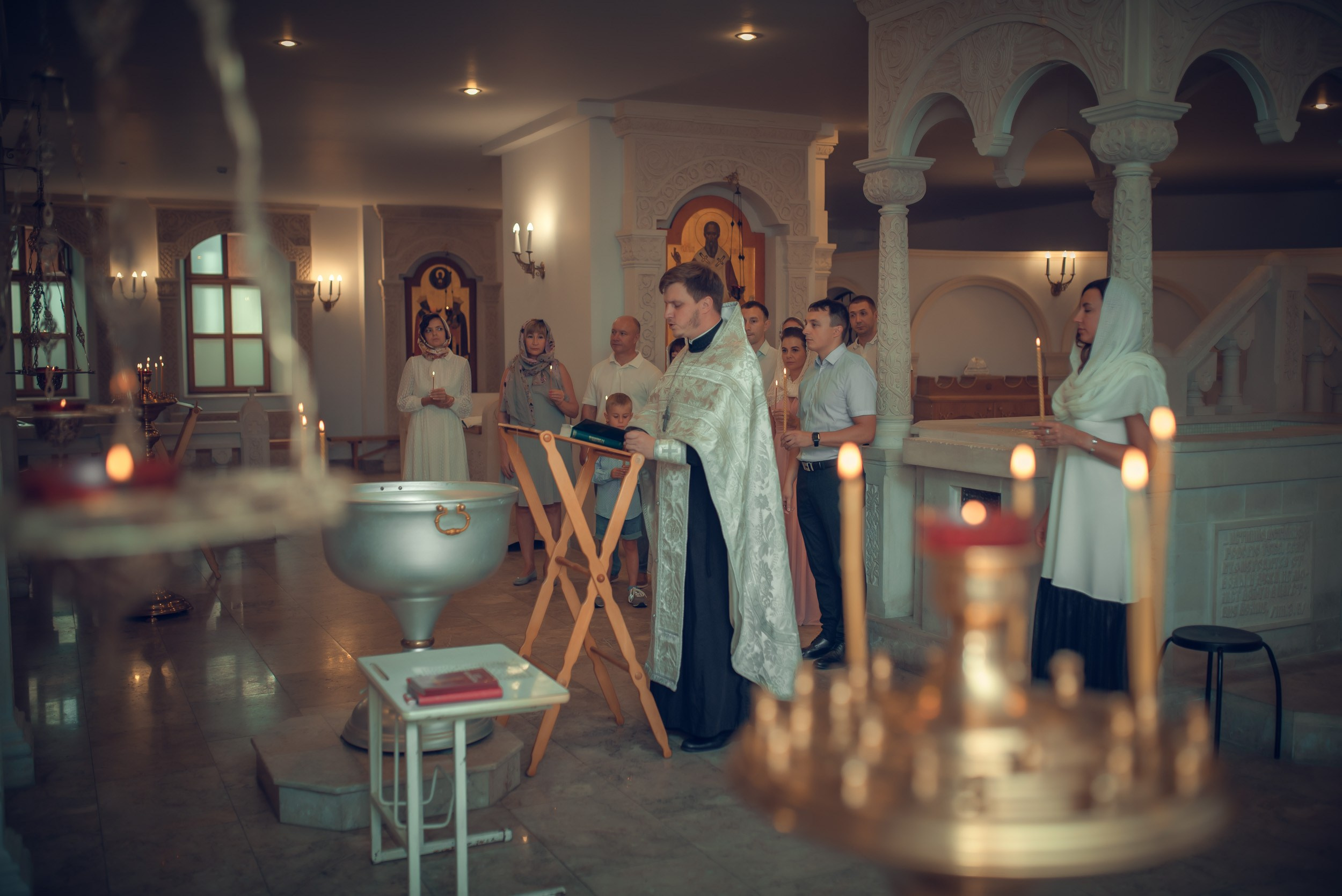 Таинство Крещения. Мирон. Фотографии. Фотограф Стеценко Наталия. Одинцово, Москва, Московская область