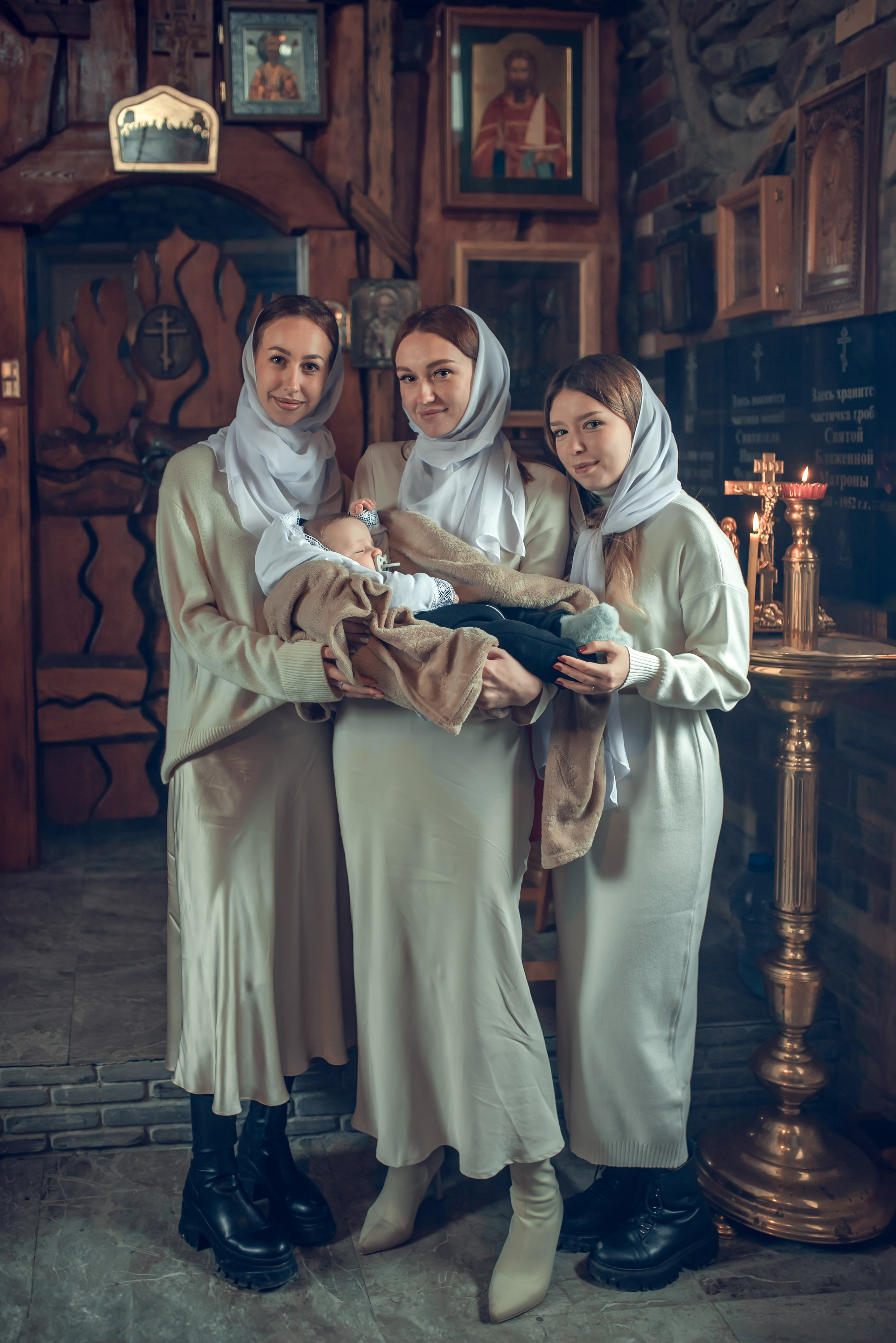 Крещение Льва (деревня Фёдора Конюхова). Фотограф Стеценко Наталия. Одинцово, Москва, Московская область