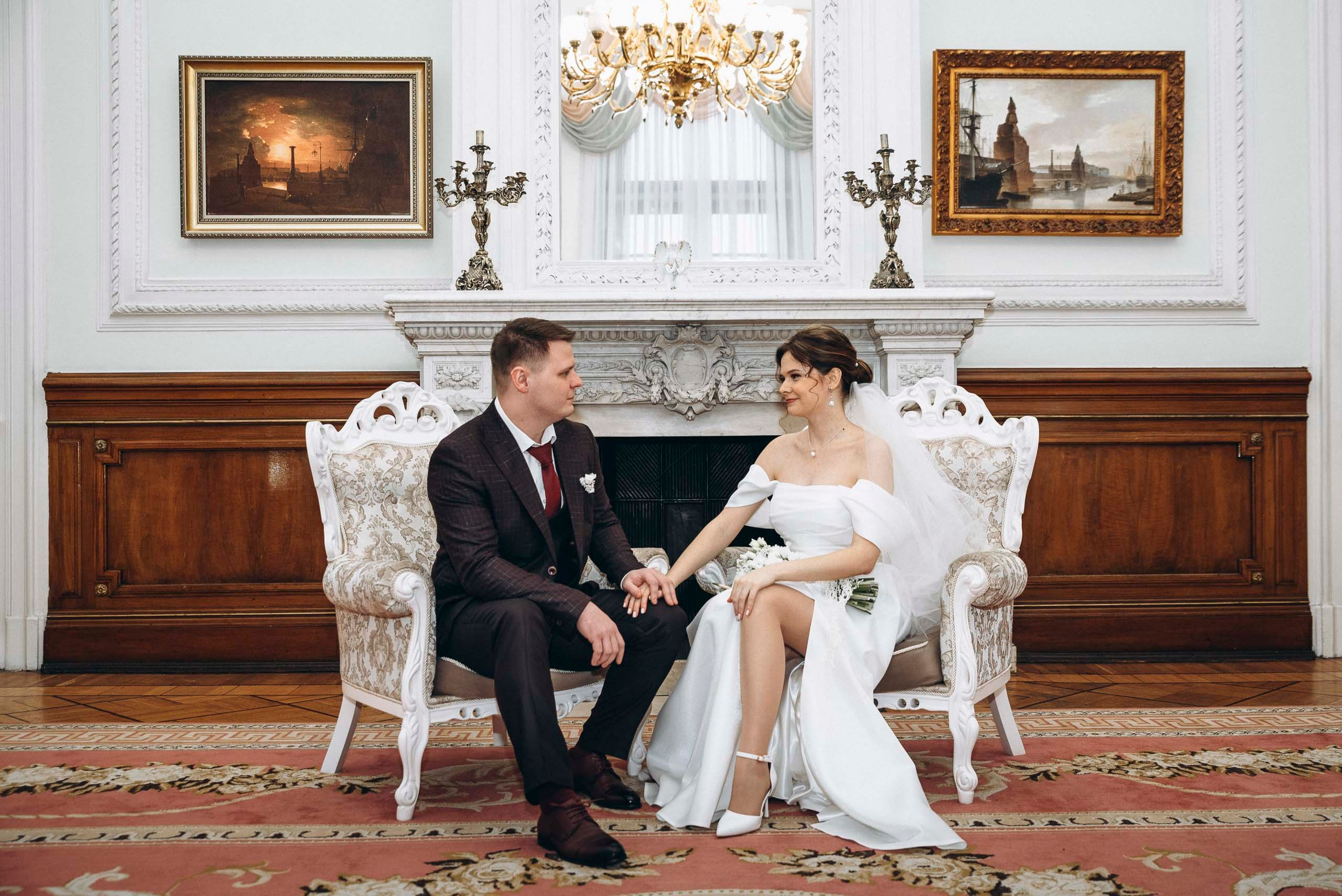 Свадебная серия фотографий в Санкт Петербурге Анастасии и Максима
