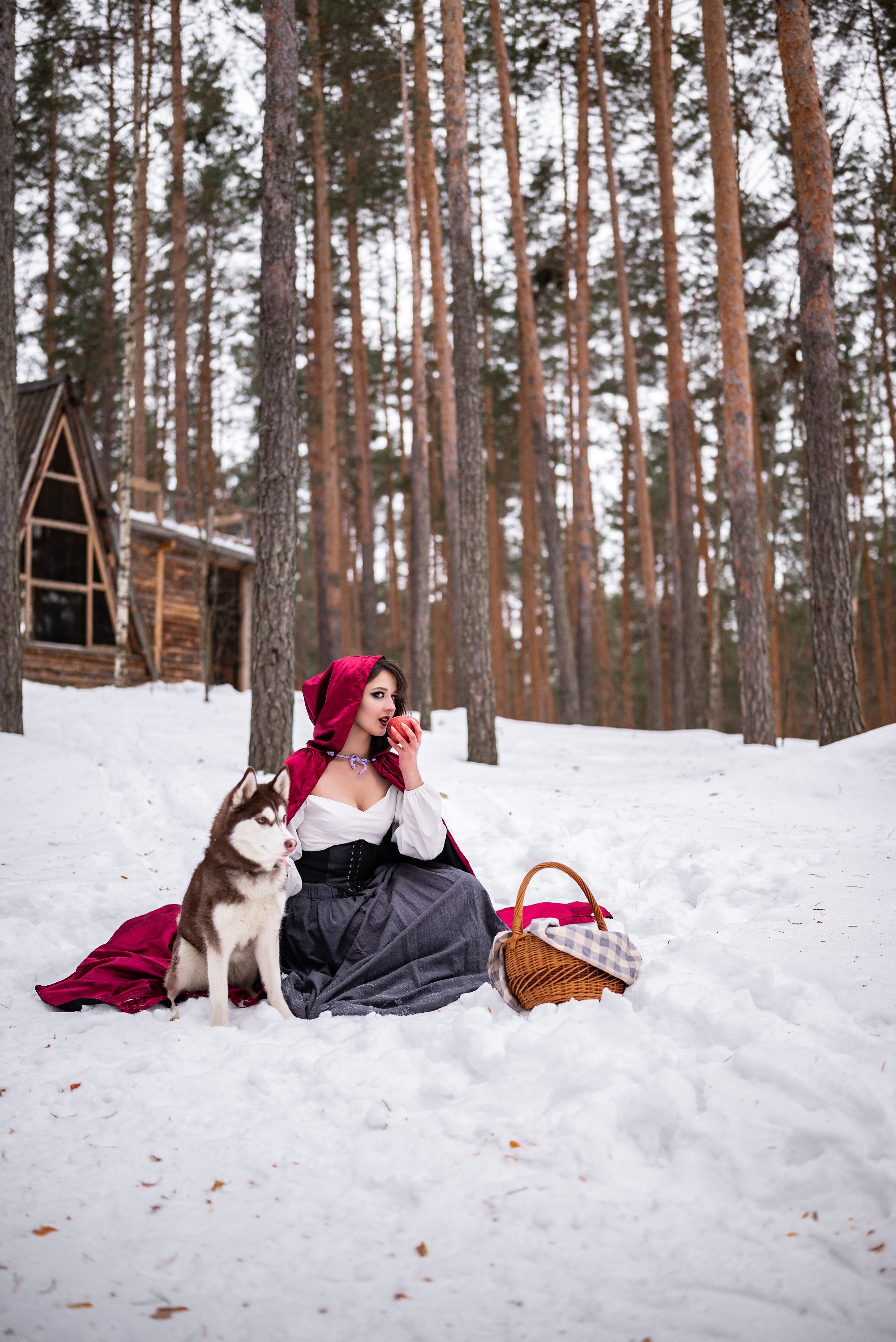 Творческий проект «Красная шапочка». Свадебный и семейный фотограф в Дзержинске Екатерина Шулакова