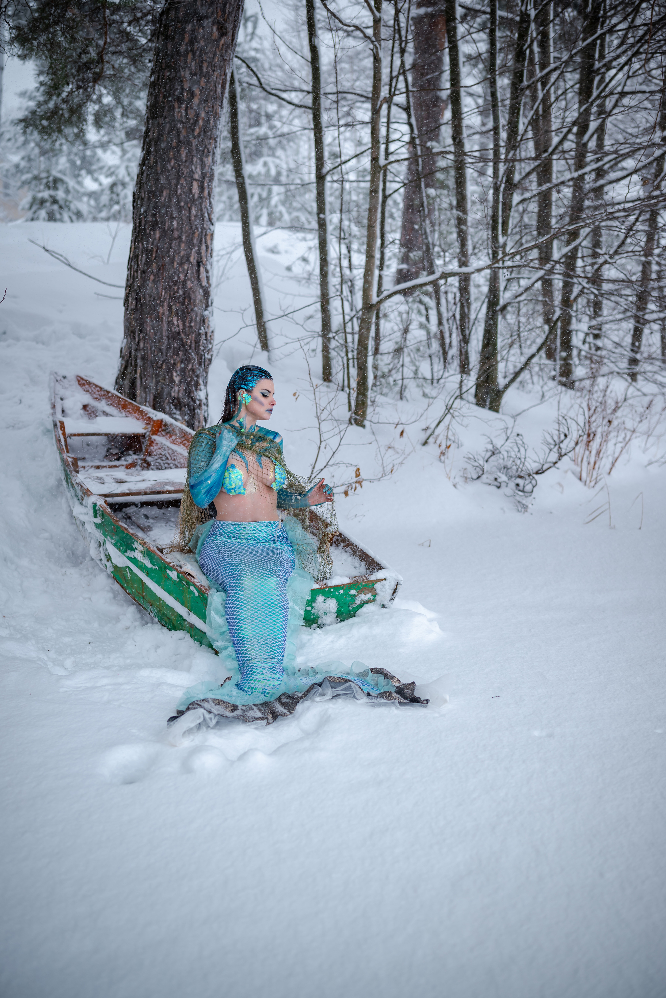 Замерзшая русалка. Свадебный и семейный фотограф в Дзержинске Екатерина Шулакова