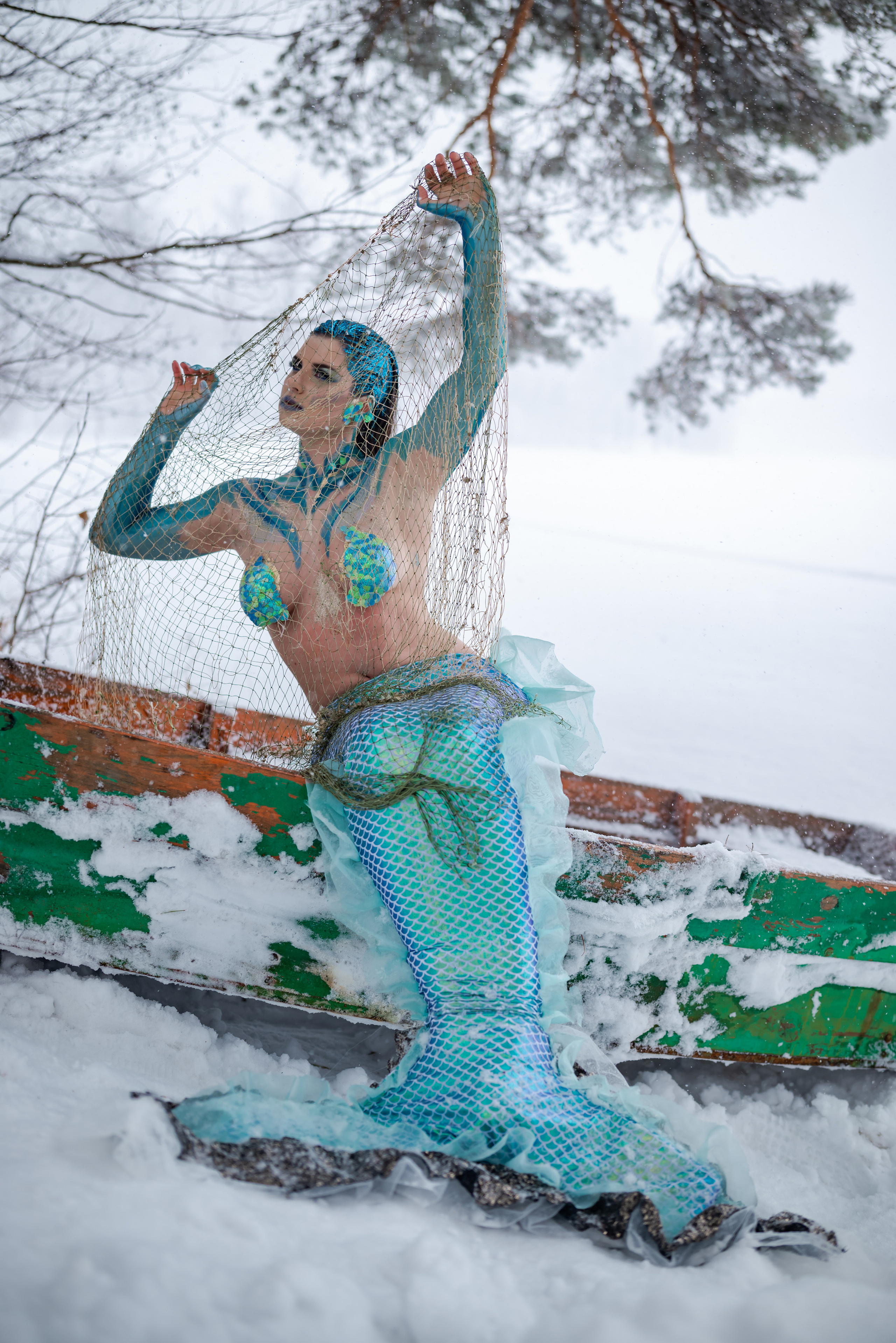 Замерзшая русалка. Свадебный и семейный фотограф в Дзержинске Екатерина Шулакова