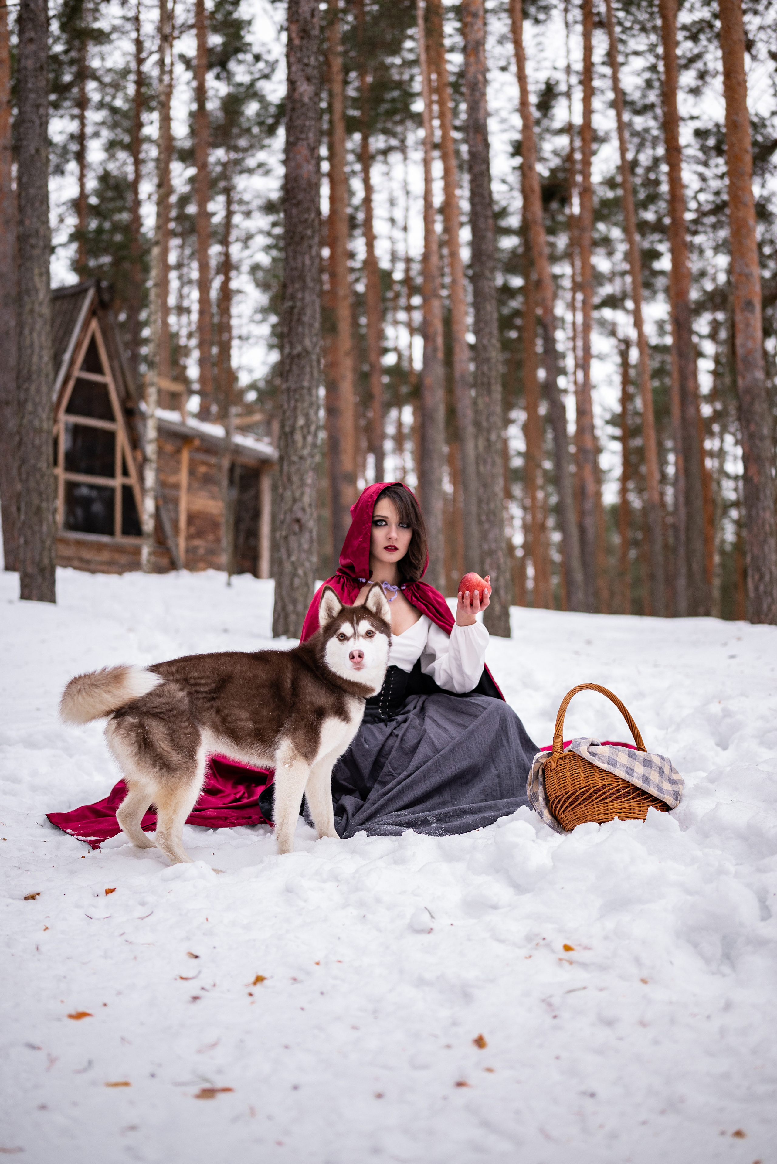 Творческий проект «Красная шапочка». Свадебный и семейный фотограф в Дзержинске Екатерина Шулакова