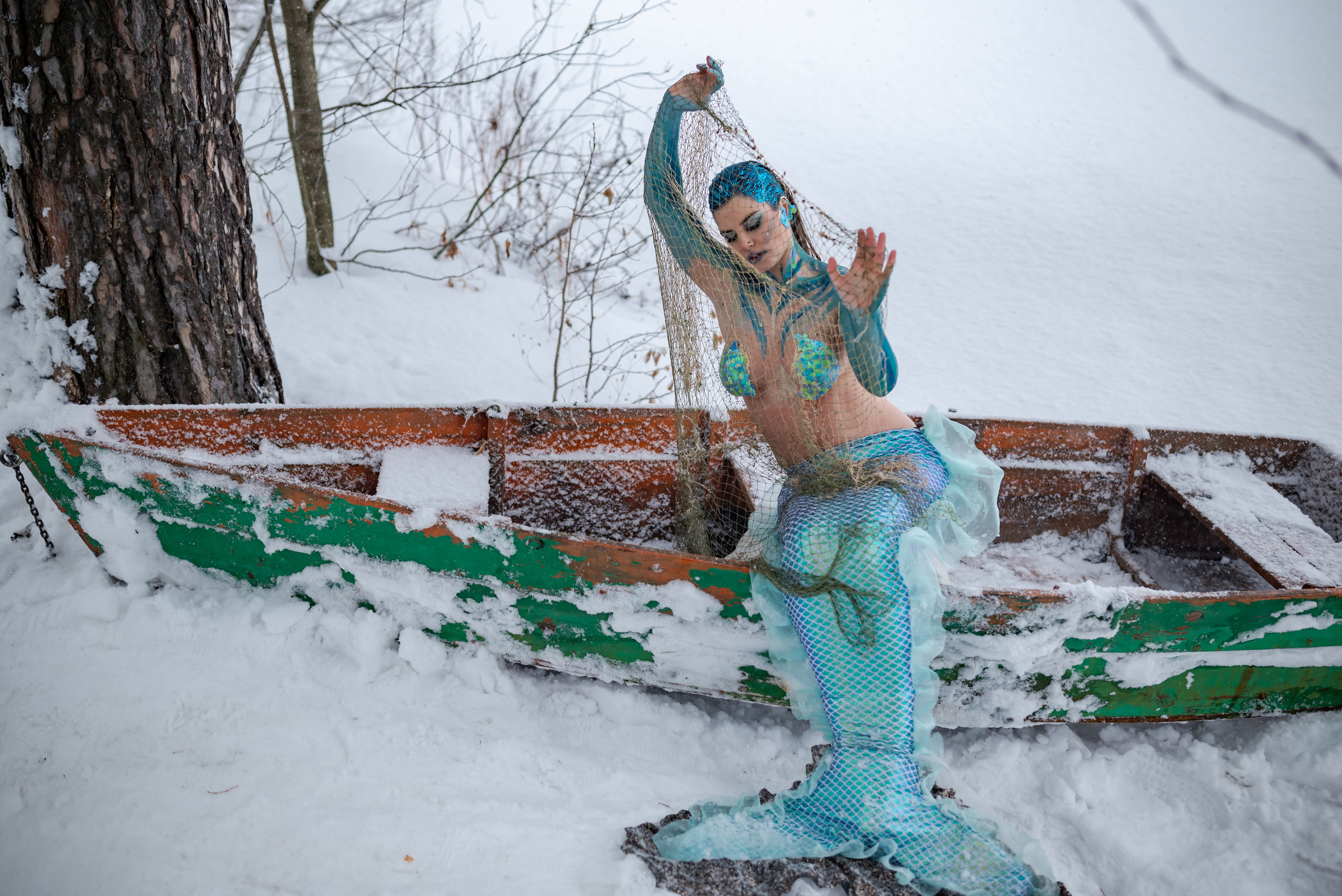 Замерзшая русалка. Свадебный и семейный фотограф в Дзержинске Екатерина Шулакова