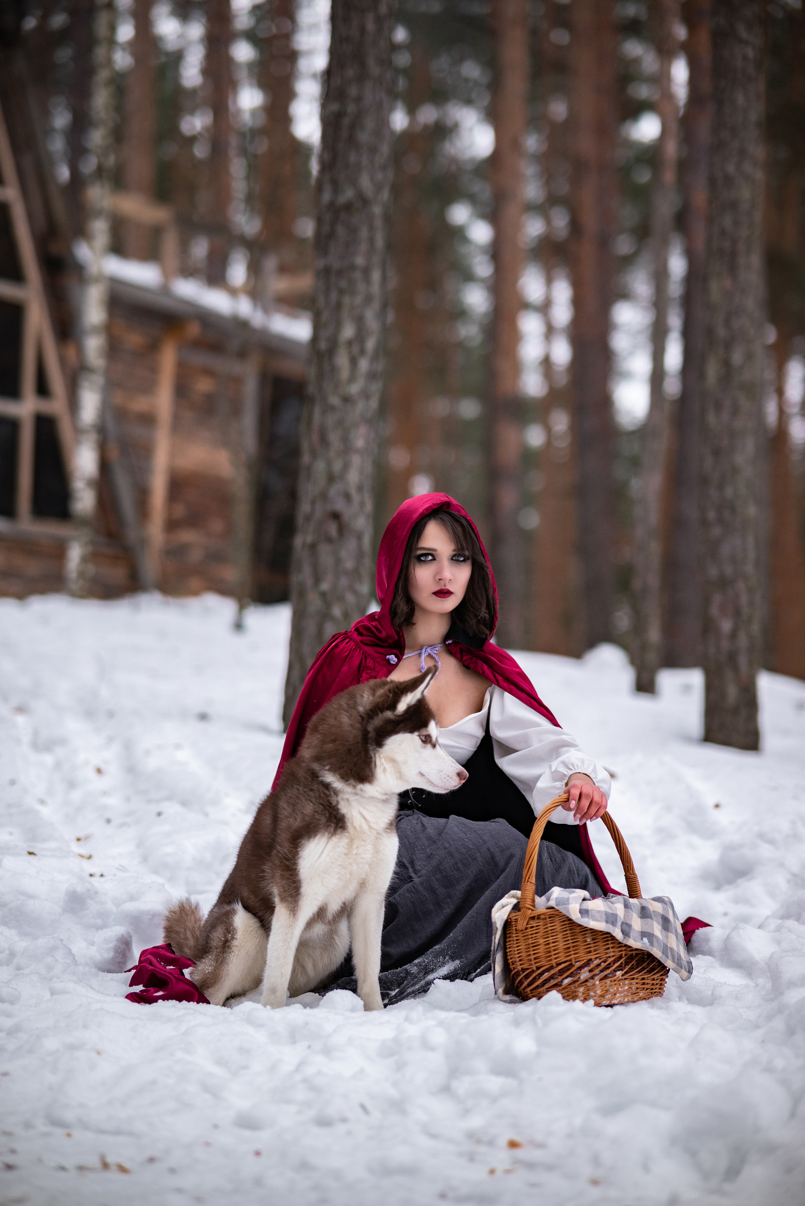 Творческий проект «Красная шапочка». Свадебный и семейный фотограф в Дзержинске Екатерина Шулакова