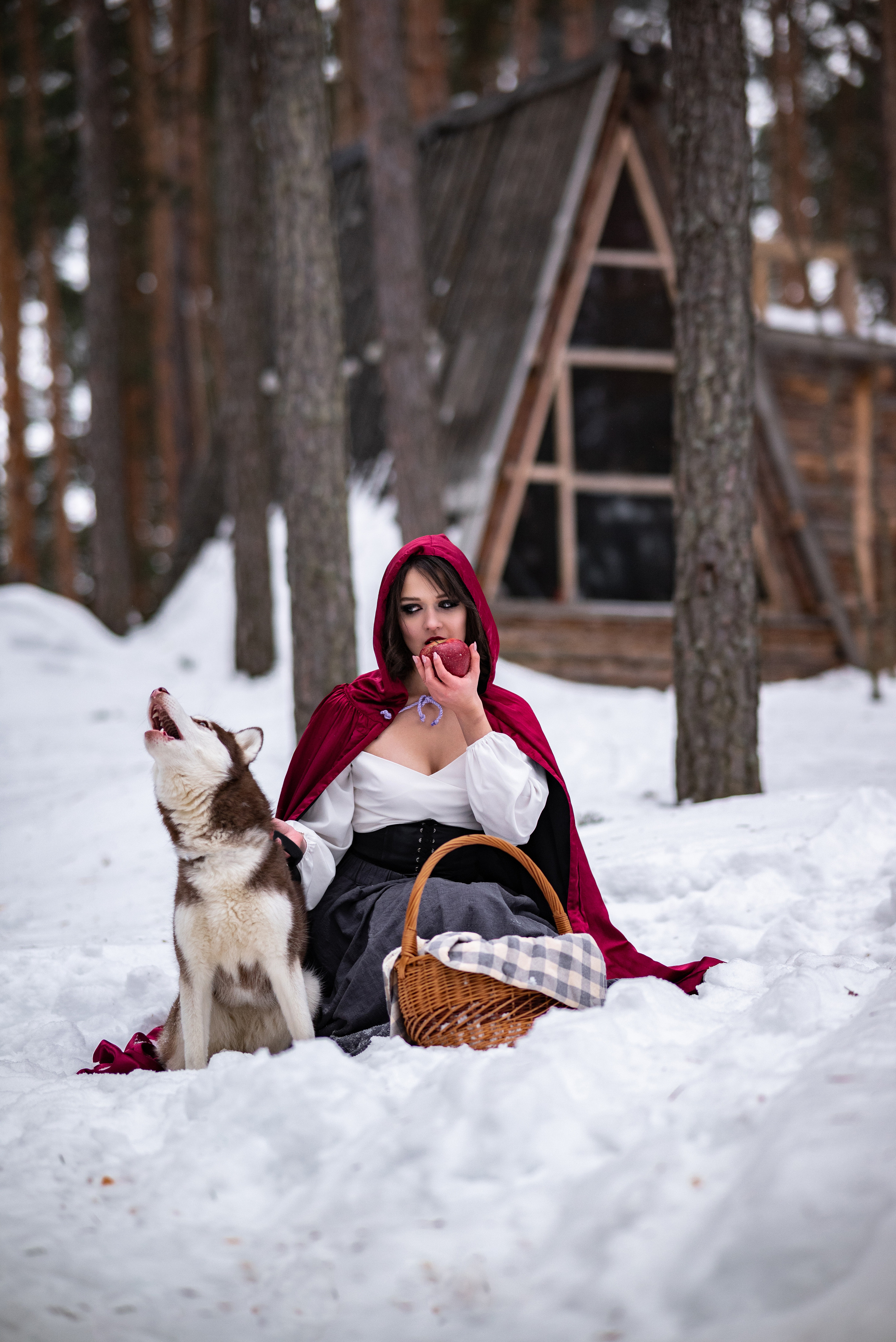 Творческий проект «Красная шапочка». Свадебный и семейный фотограф в Дзержинске Екатерина Шулакова
