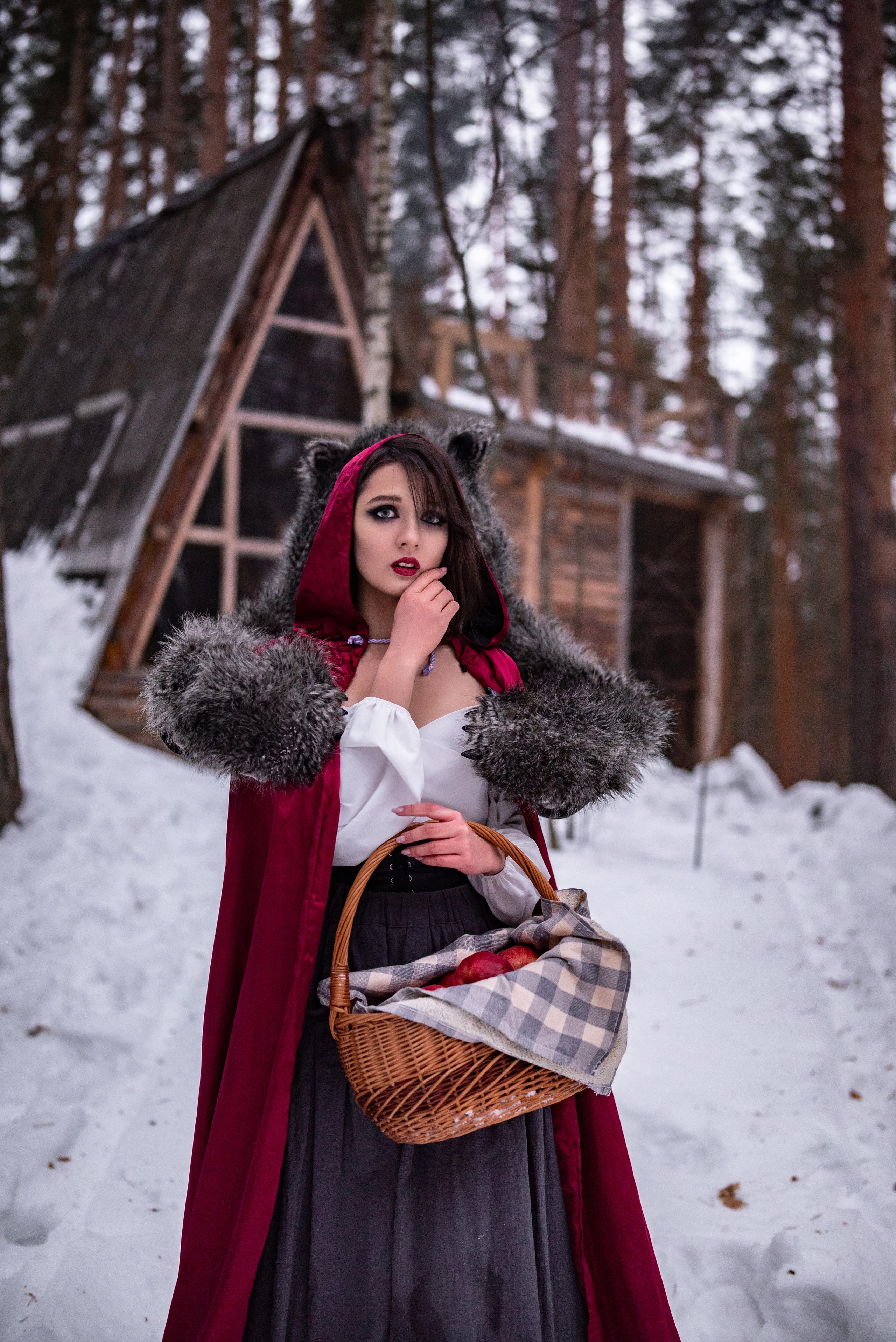 Творческий проект «Красная шапочка». Свадебный и семейный фотограф в Дзержинске Екатерина Шулакова