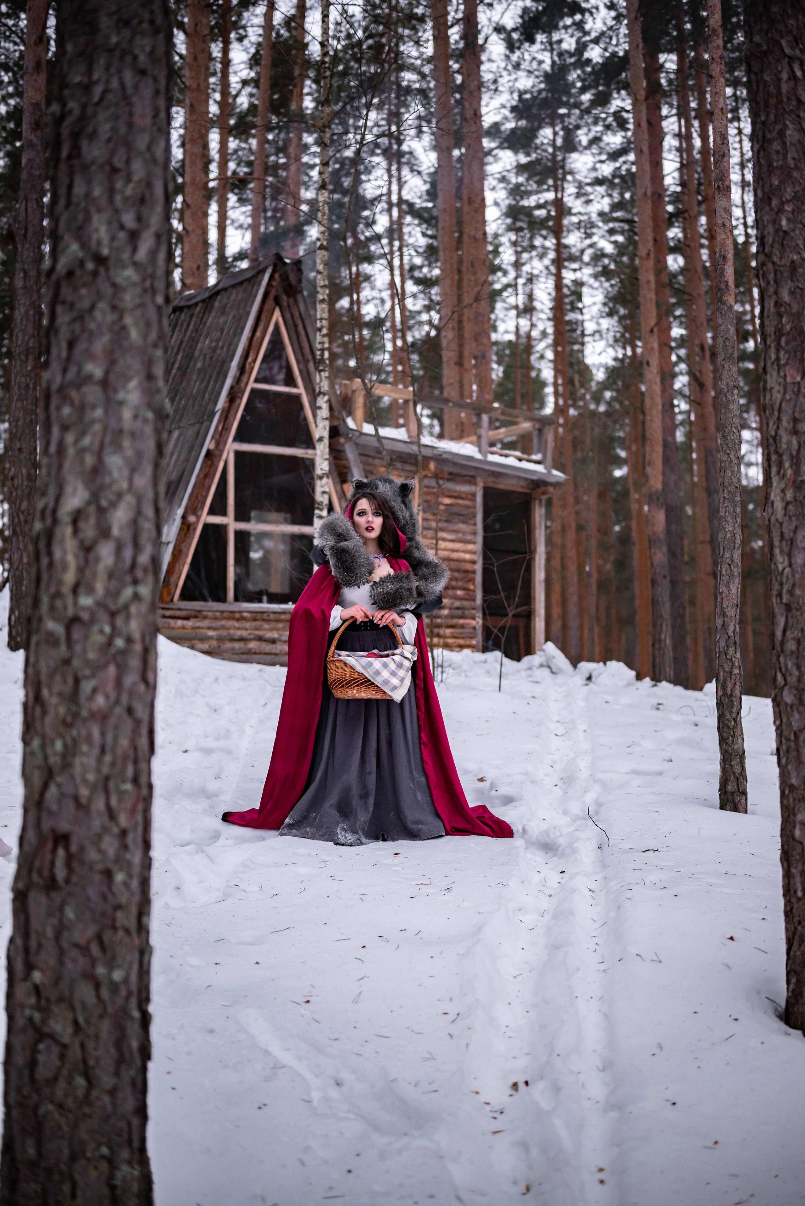 Творческий проект «Красная шапочка». Свадебный и семейный фотограф в Дзержинске Екатерина Шулакова