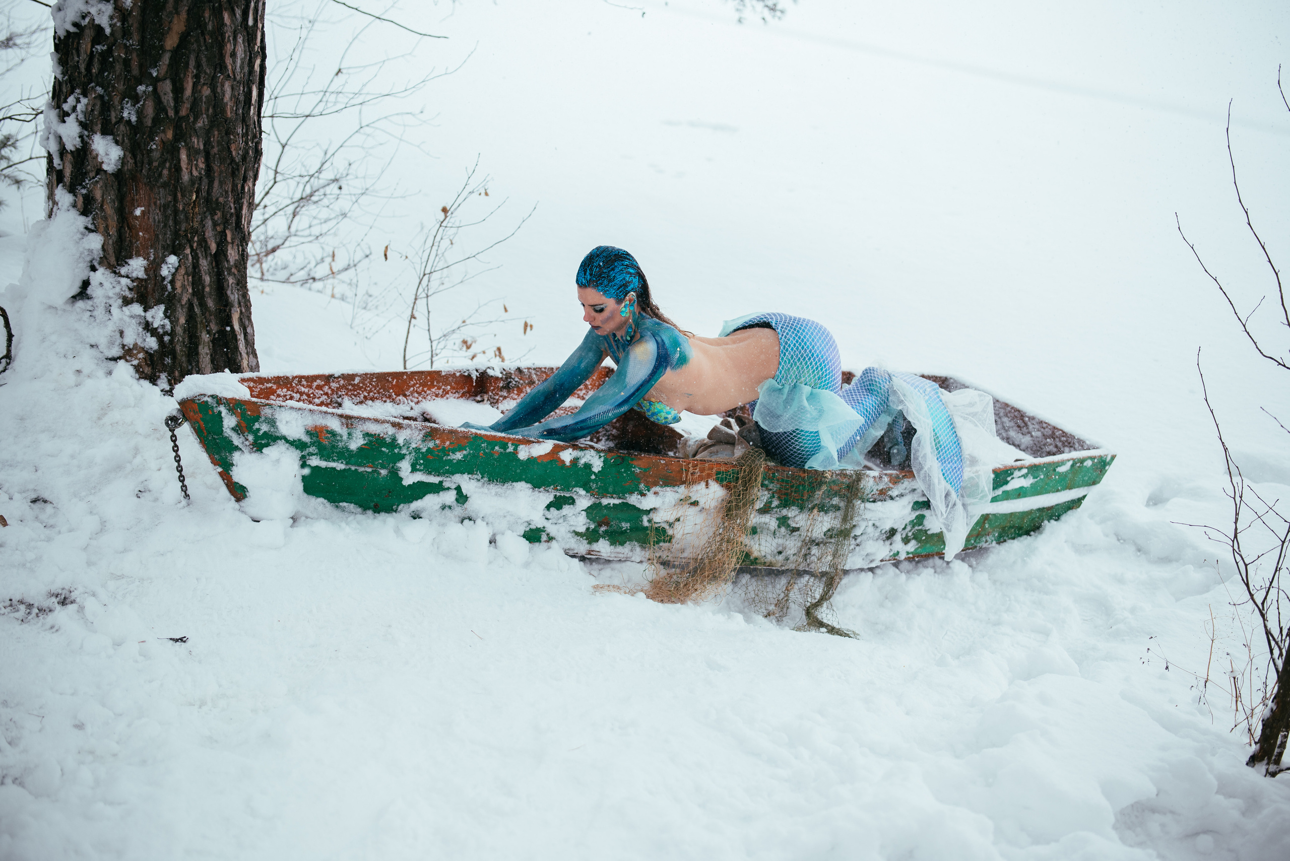 Замерзшая русалка. Свадебный и семейный фотограф в Дзержинске Екатерина Шулакова