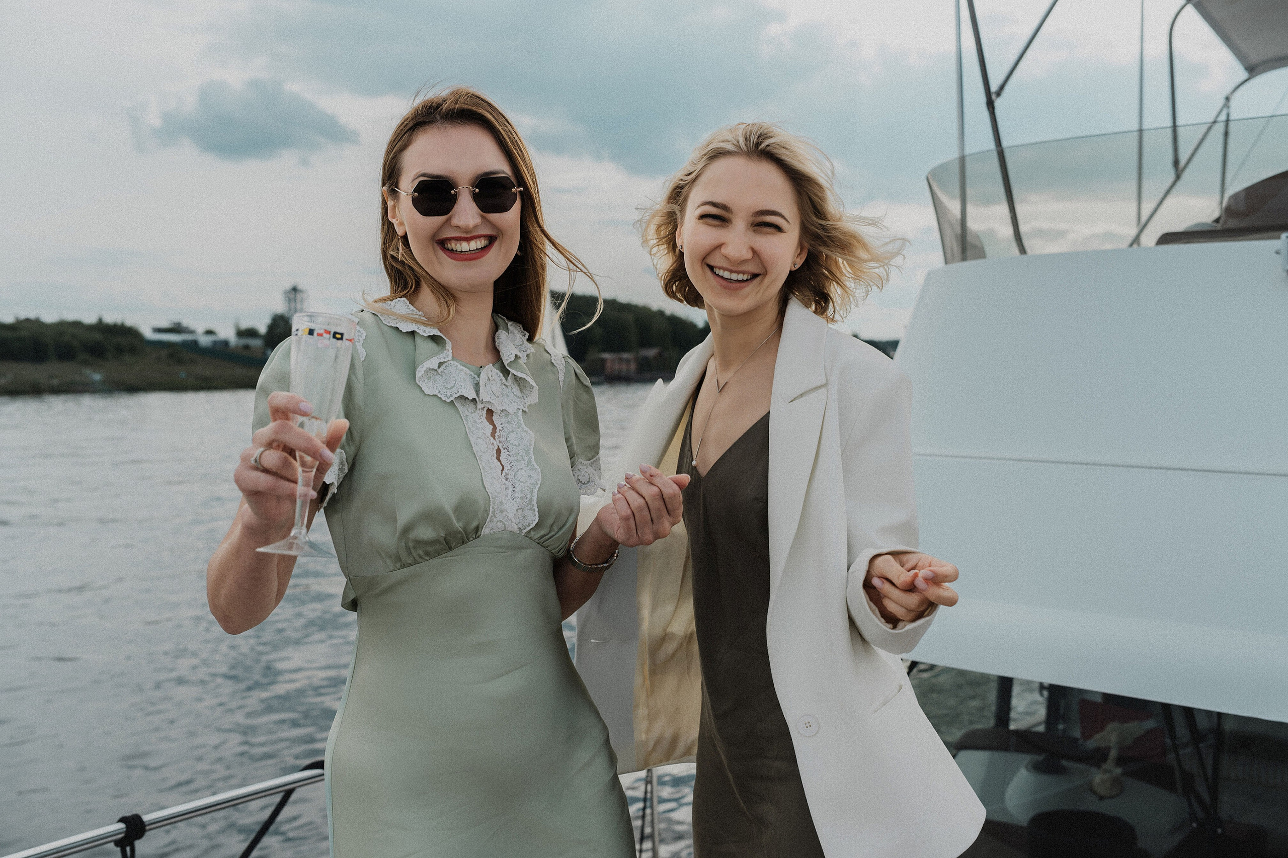 Девичник на яхте. Фотограф в Москве Ангелина Ким