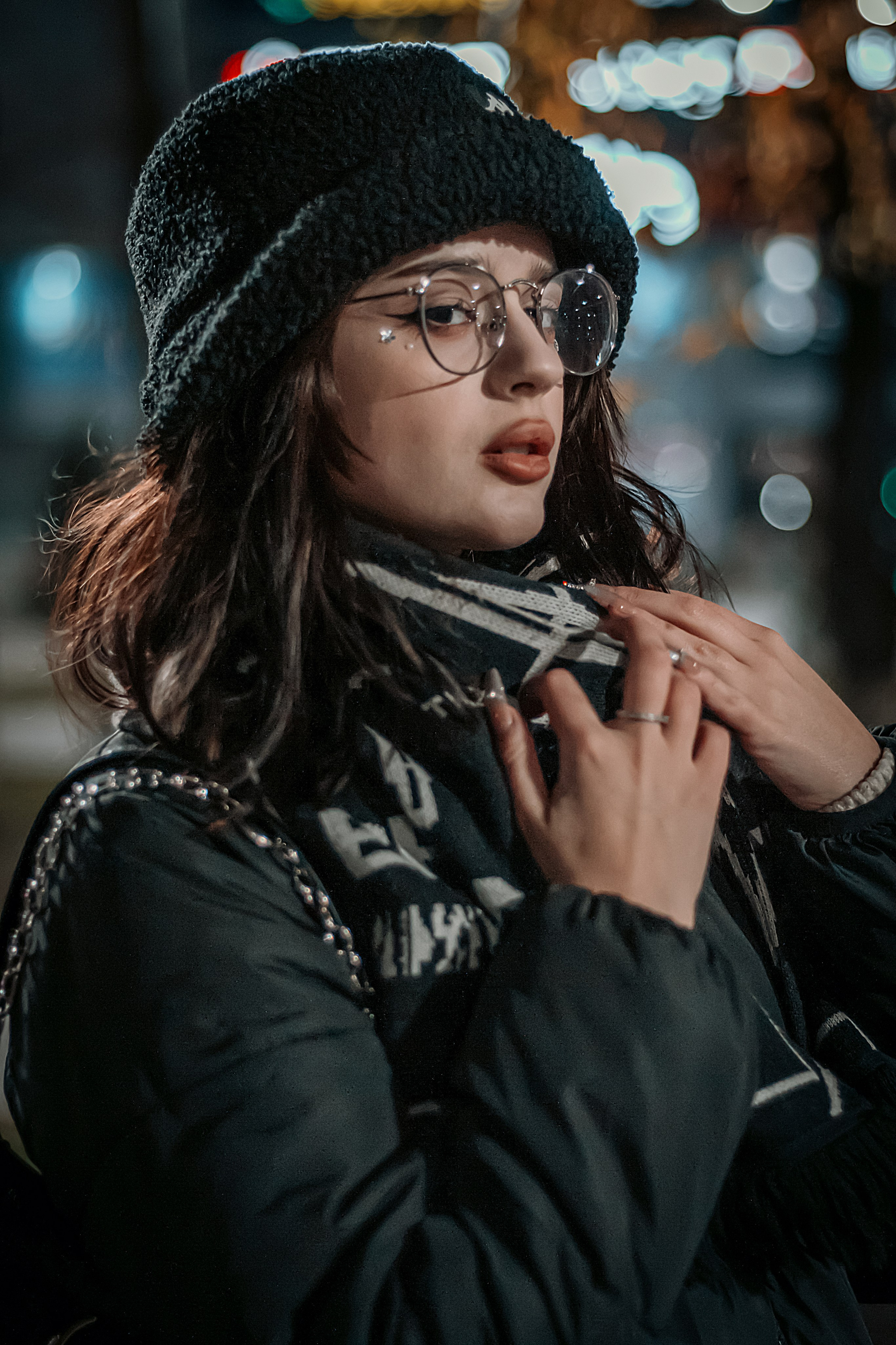 Ночь. Фотограф в Новокузнецке