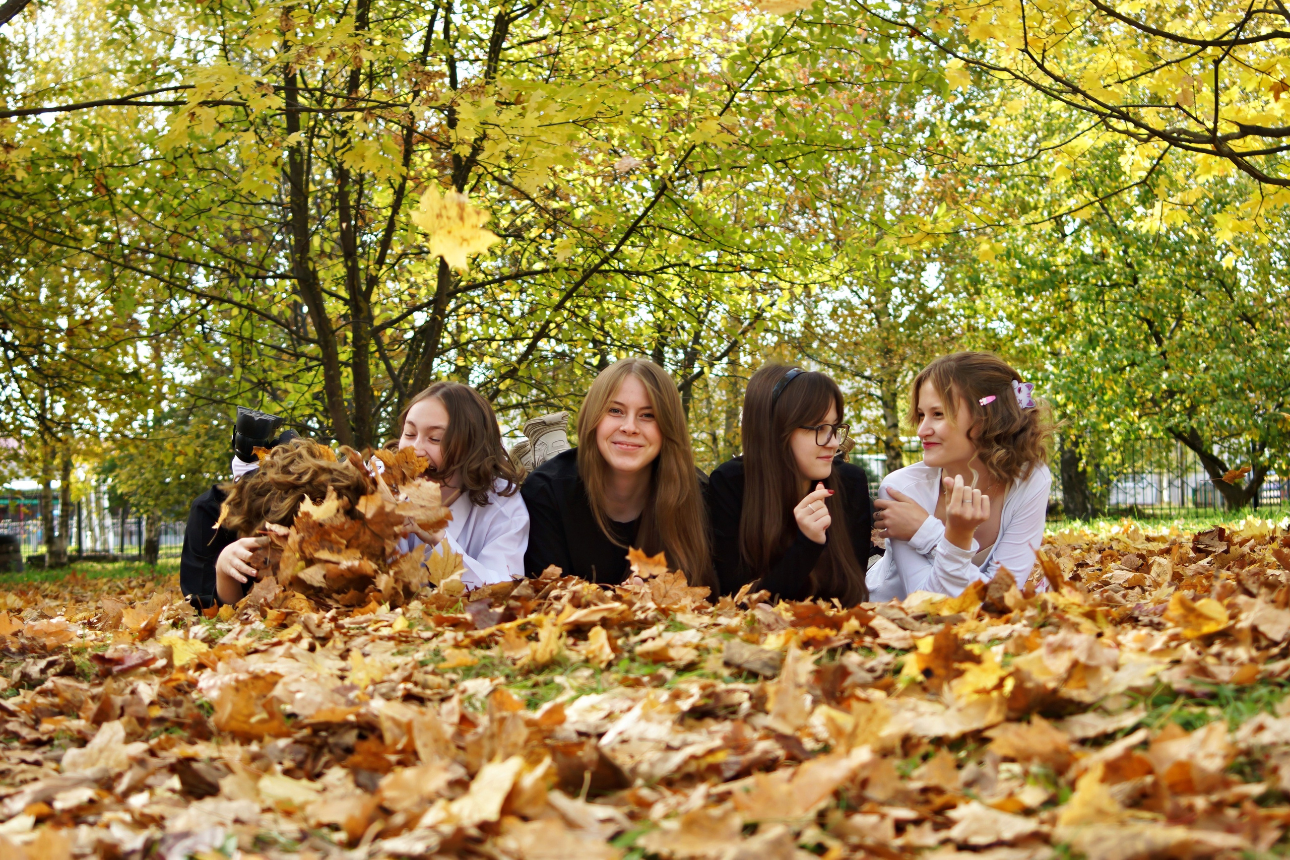 Осенняя фотосессия в школе г. Йошкар-Ола
