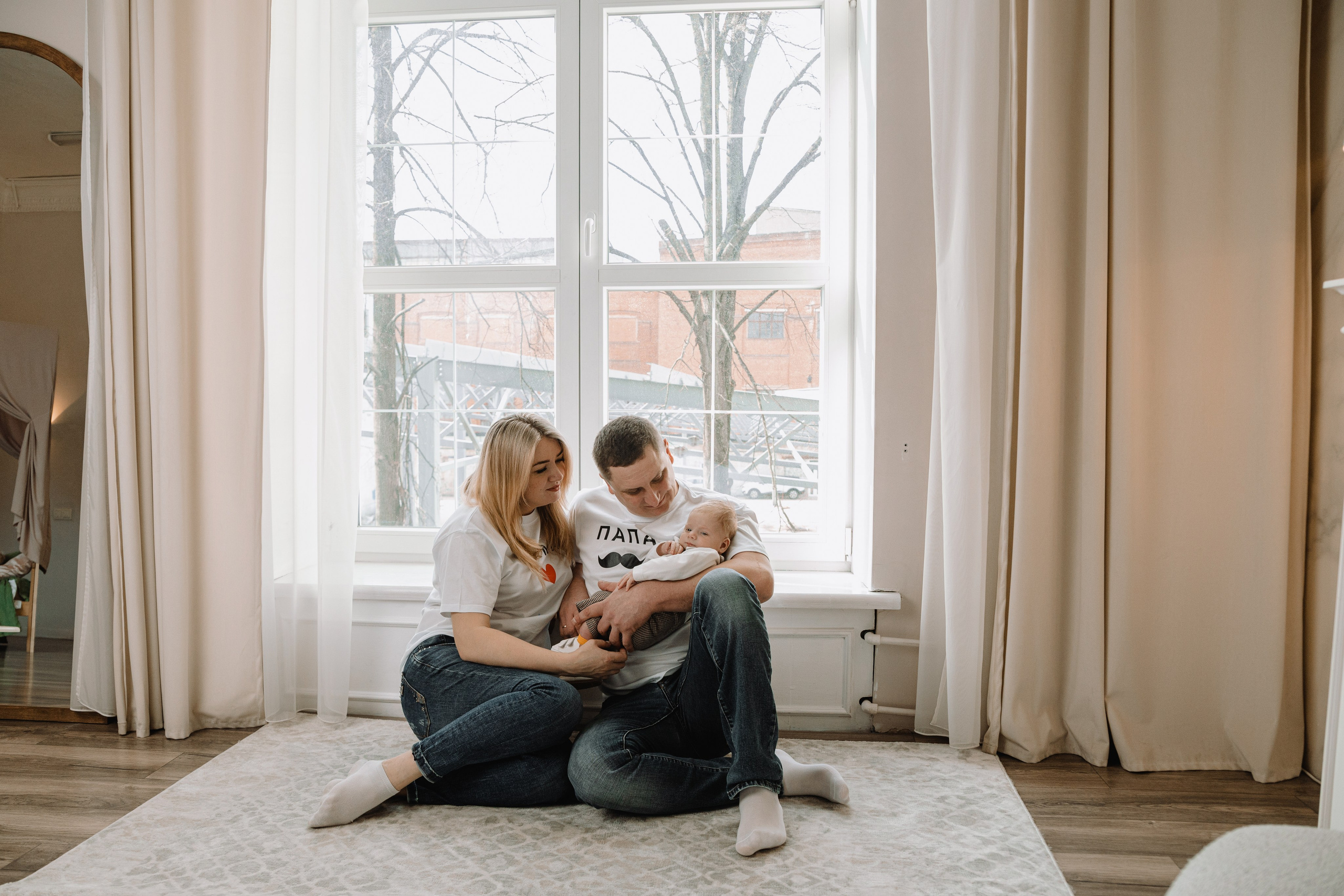 Юлия, Алексей и маленький Максим. Фотограф Воронеж Варвара