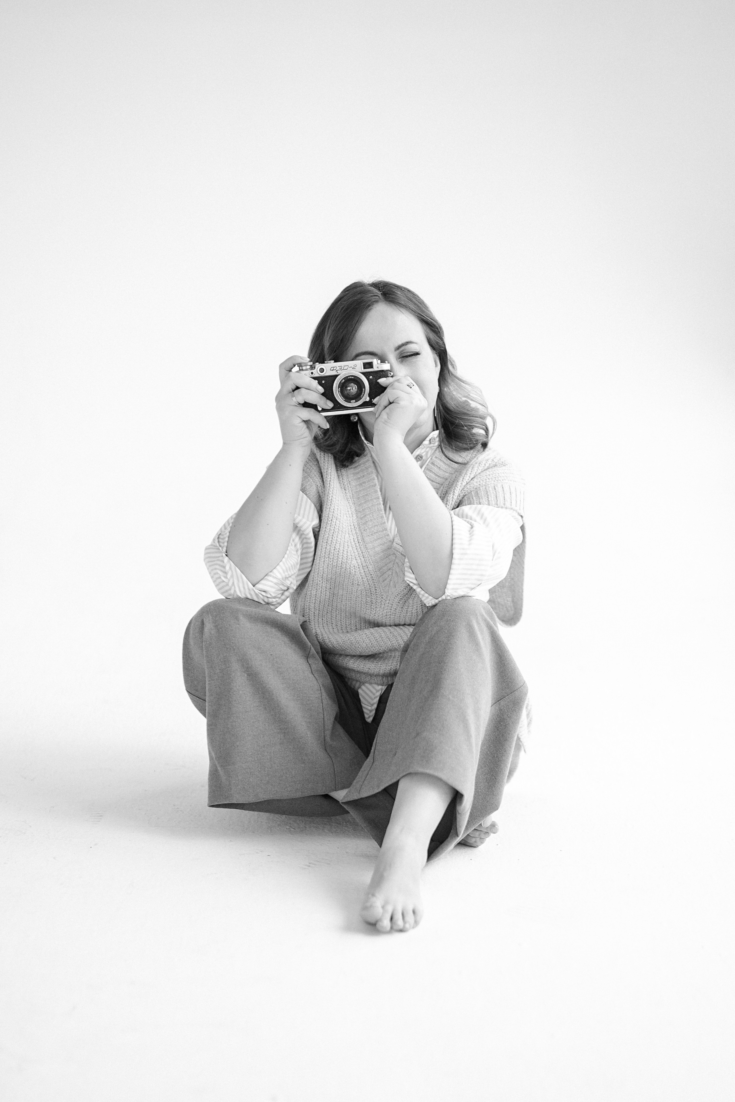 Контент-съемка для фотографа Веры. Семейный фотограф в Москве Марина Петра