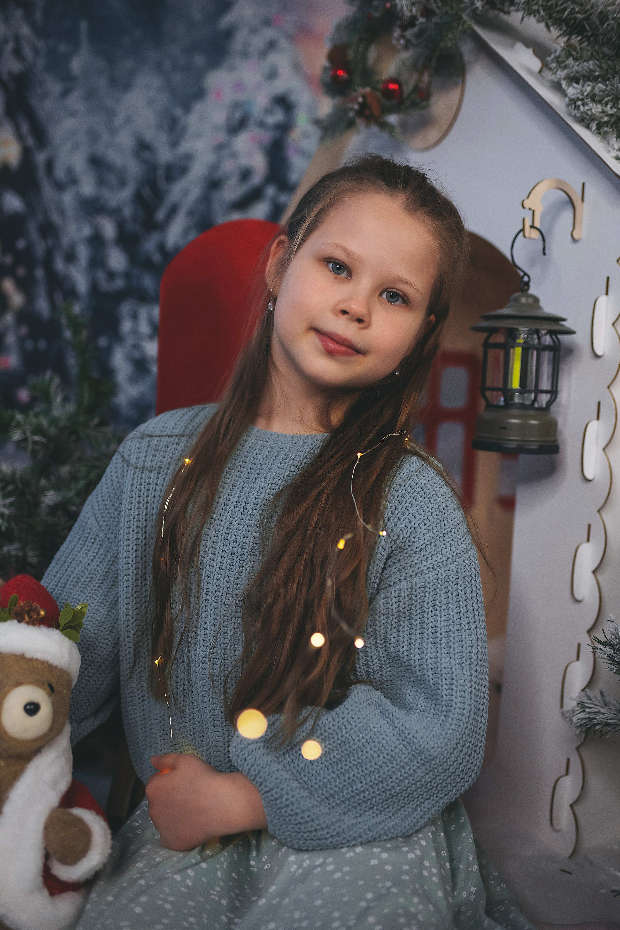 Проект «Новогодний домик». Семейный и детский фотограф в Тейково