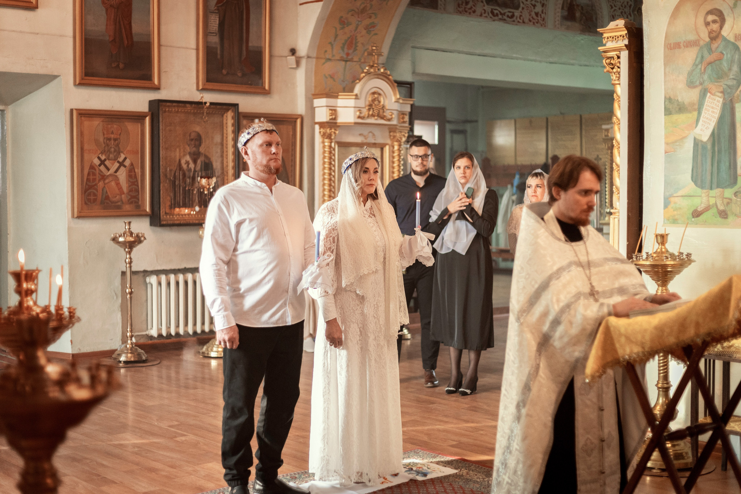 Таинство Венчания Юрия и Екатерины. ТОП Фотограф на Крещение и Венчание Железногорск Алексей Мещеряков