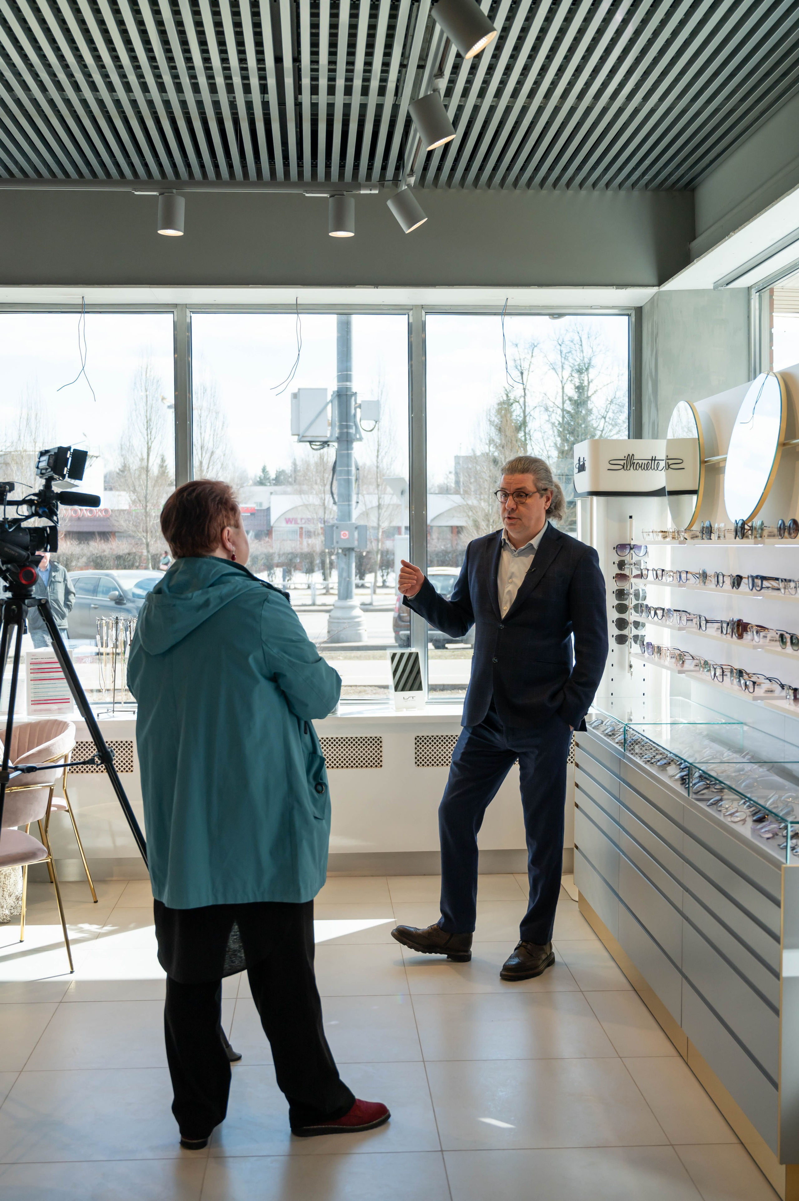 Съёмка открытия оптики