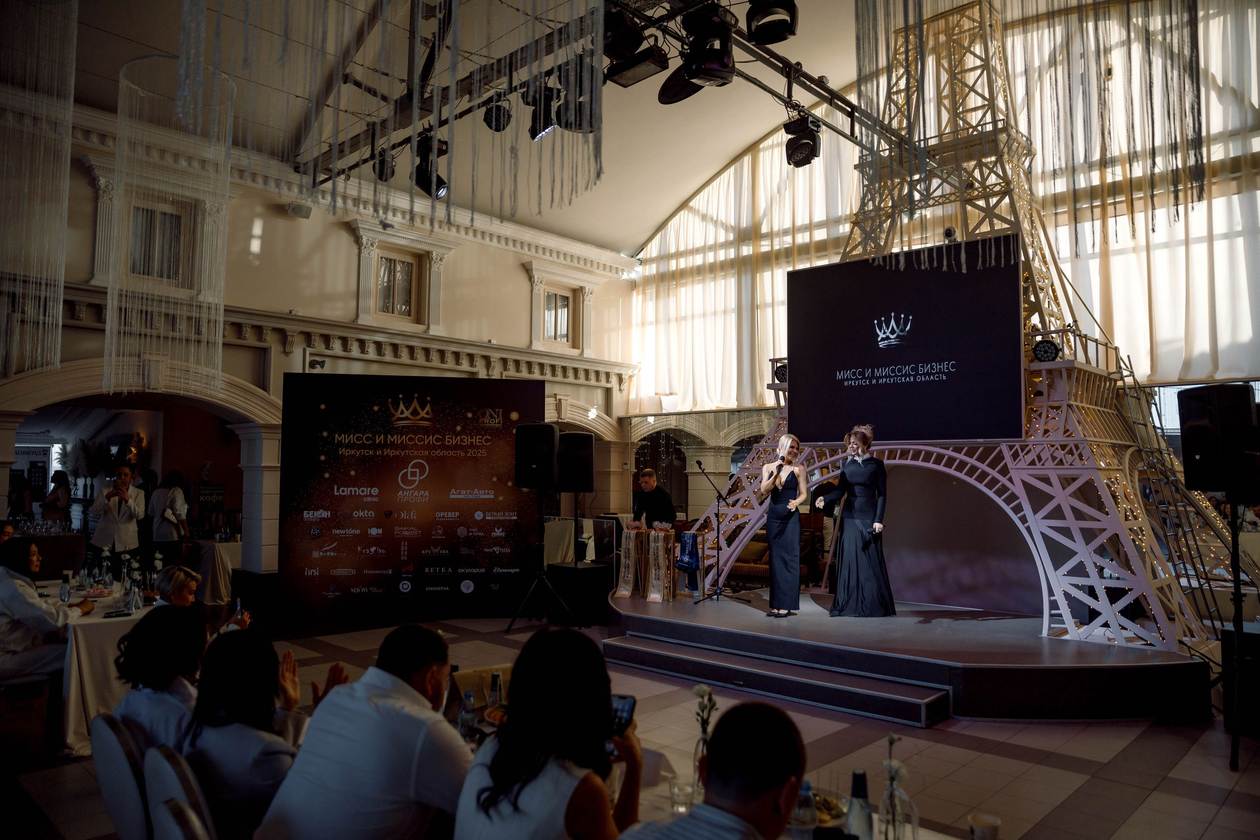 Мисс и Миссис Бизнес Иркутск 2025 (открытие, рест. Париж). Свадебный фотограф Иркутск, репортажный фотограф Иркутск