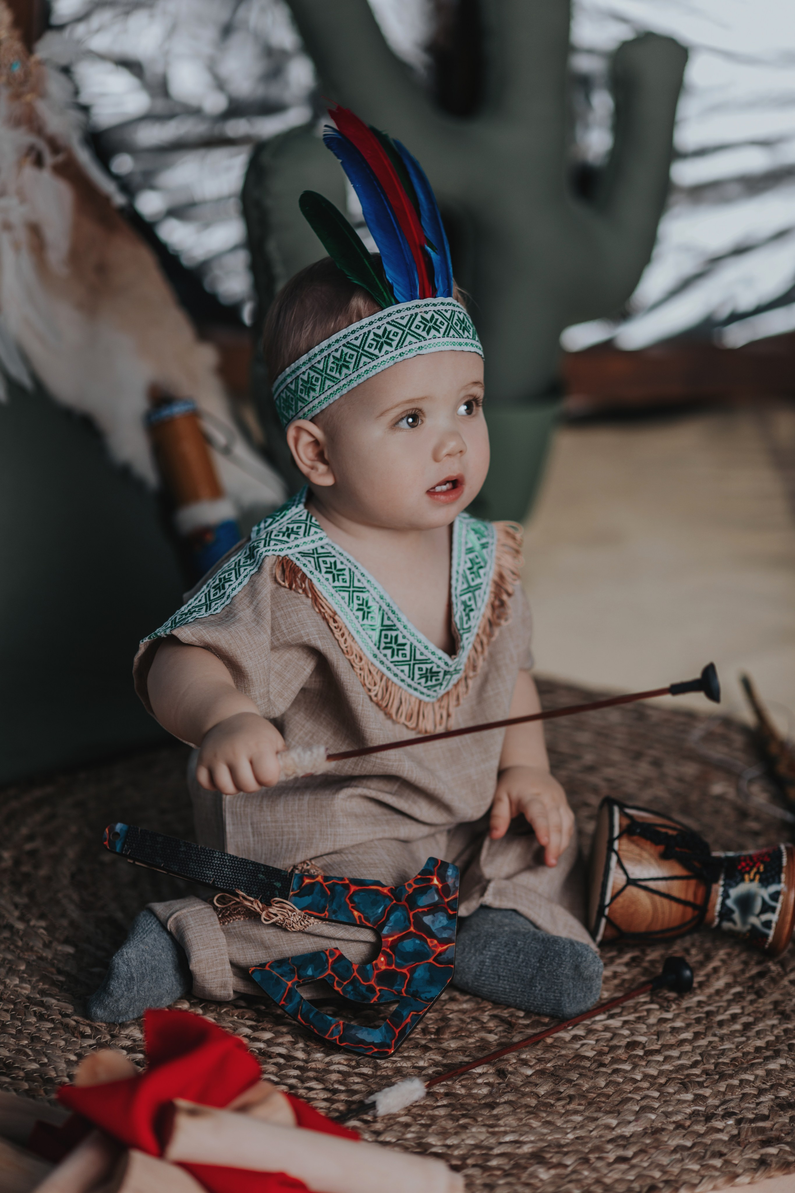 Фотосессия индейцы