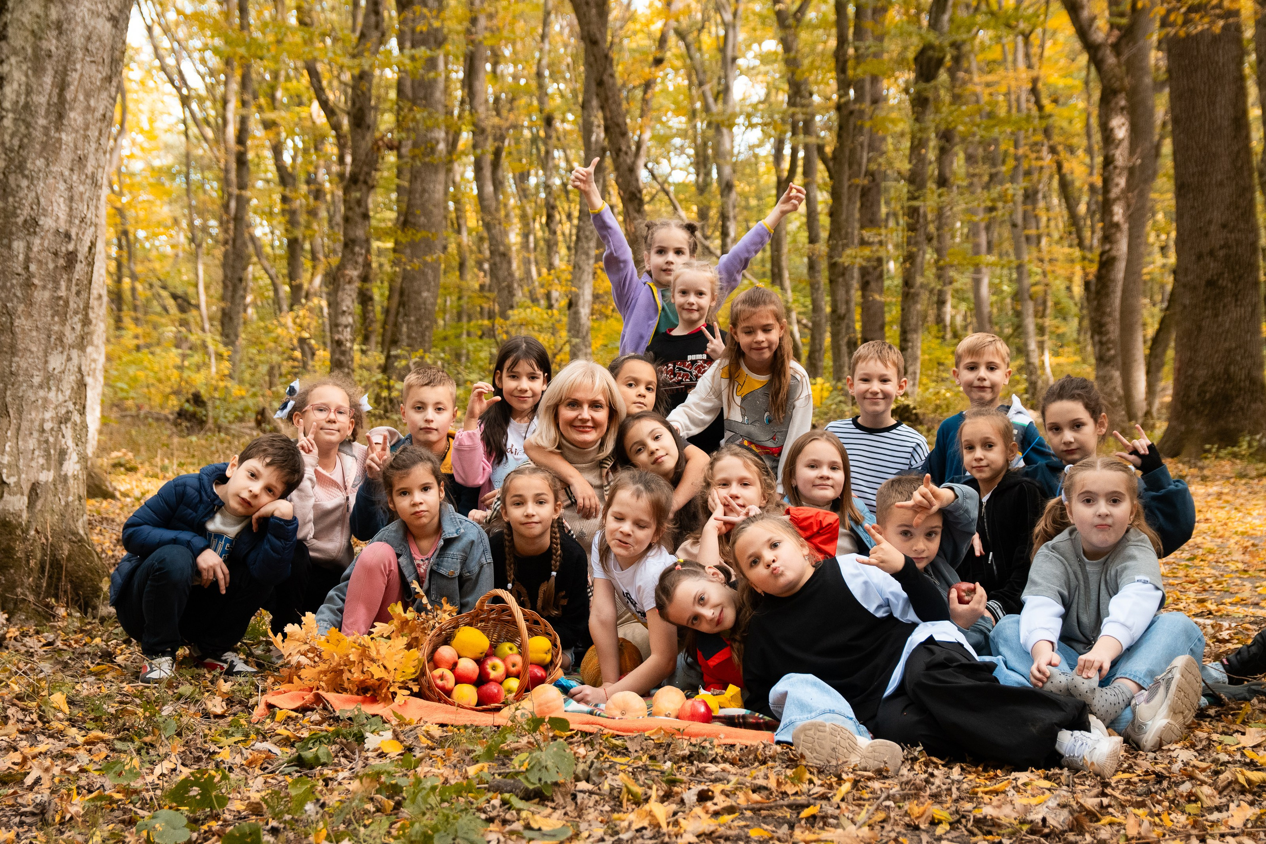 Школьная осенняя фотосессия. Репортажный фотограф в Ставрополе