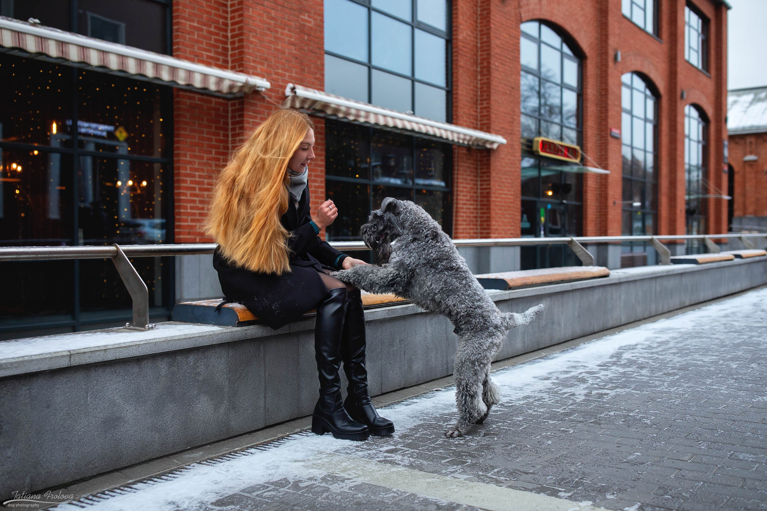 Городская съемка в стиле лайфстайл. Фотограф-анималист в Москве и Московской области Татьяна Фролова
