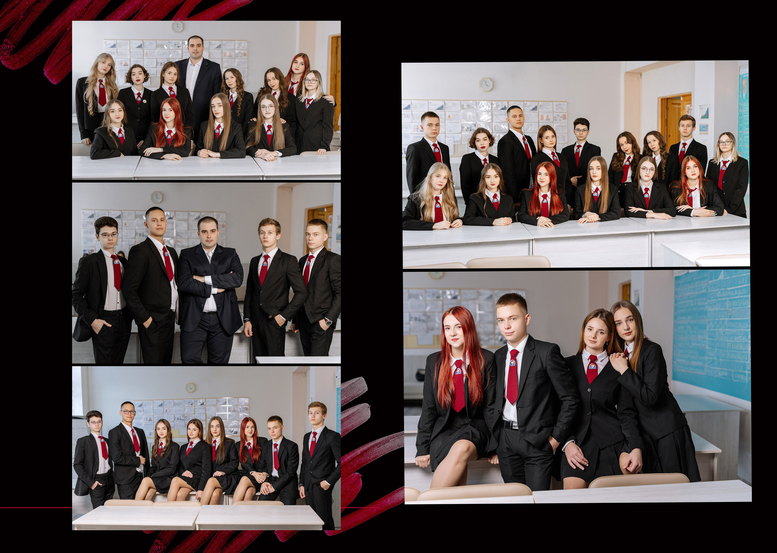 Альбом для 11 класса на 10 разворотов (3800). Proklassnoephoto