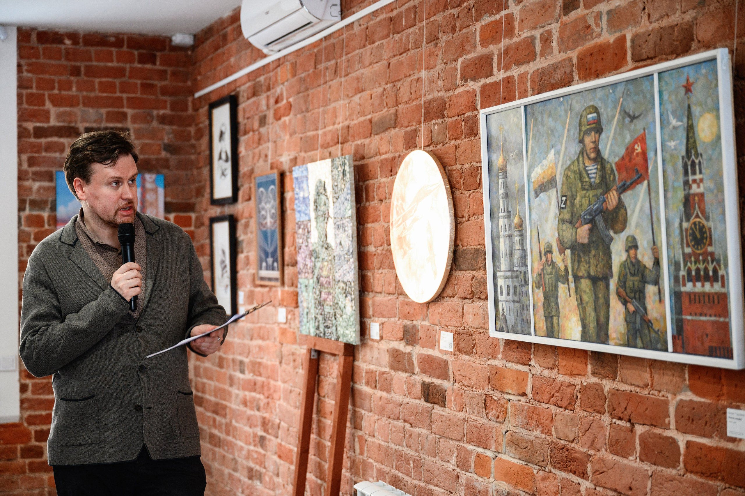 Открытие выставки «Время Z». Фотограф Захваткин Роман