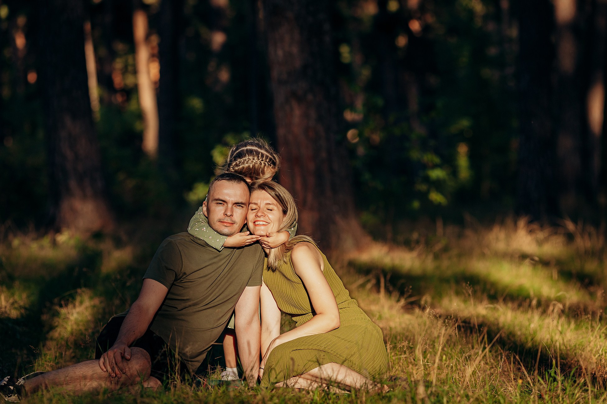 Прогулка в сосновом лесу. Семейный фотограф в Пензе Мария Левина
