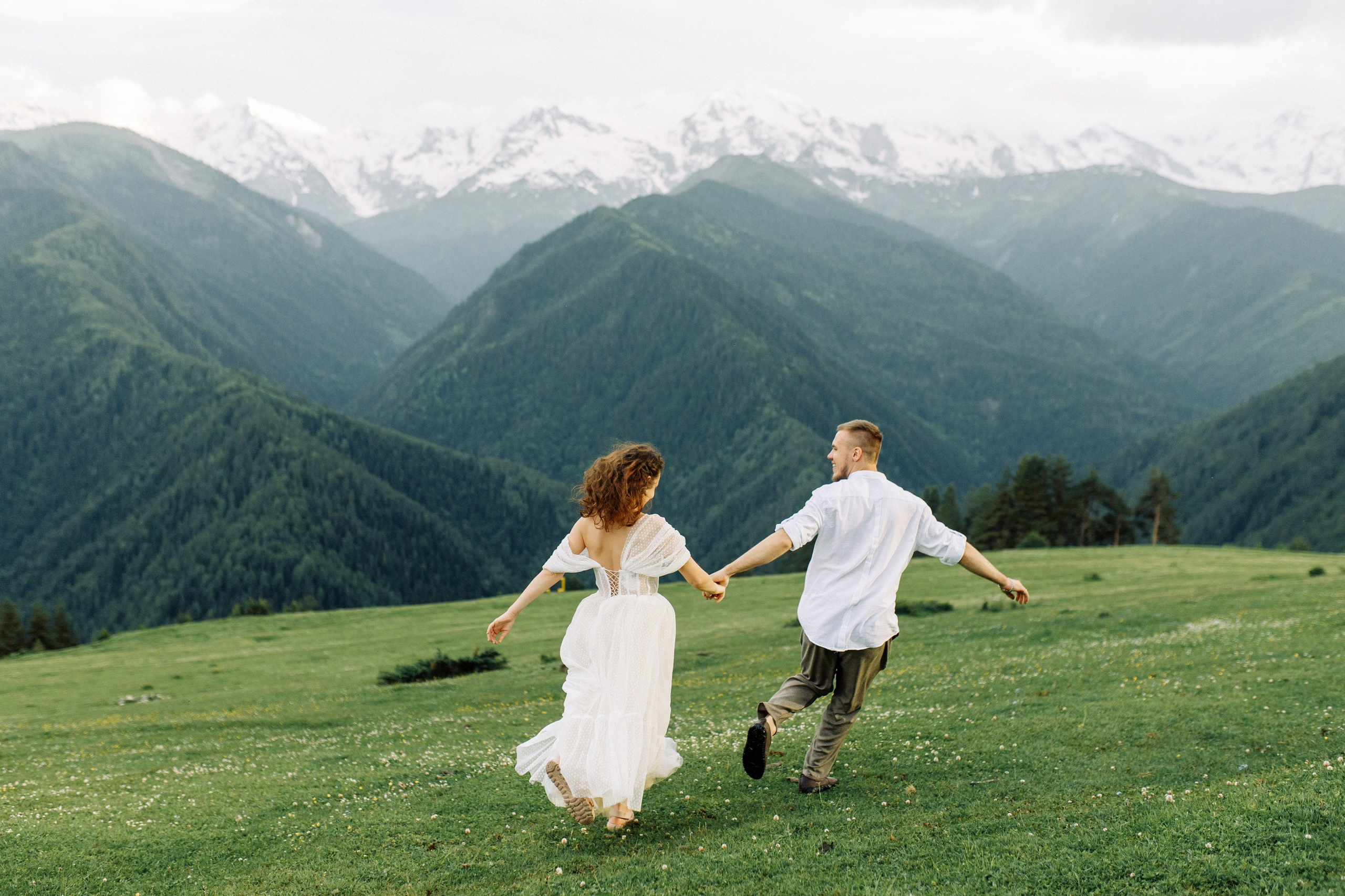 Свадьба в горах Сванетии в Грузии