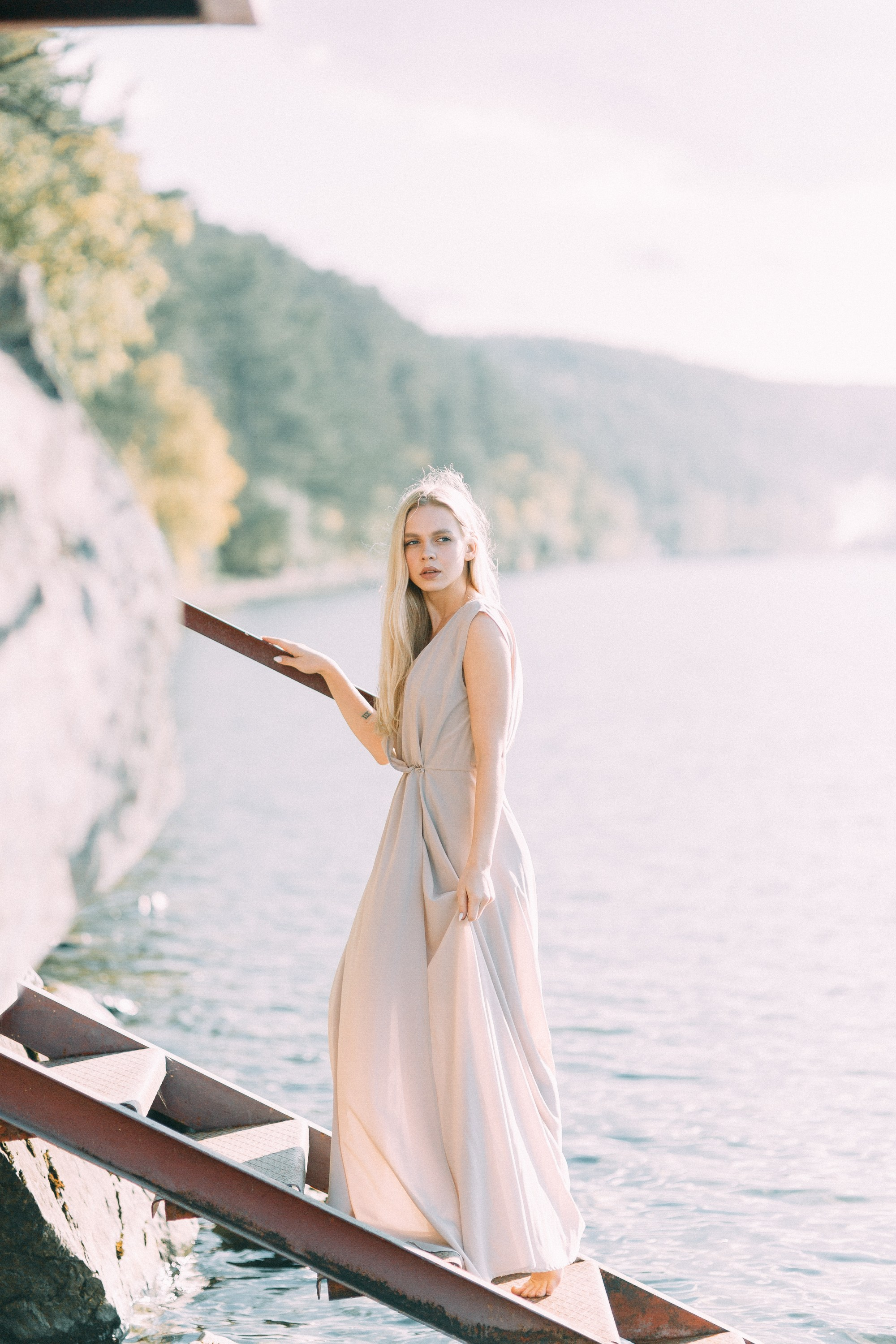 Закатная съемка на озере Тургояк