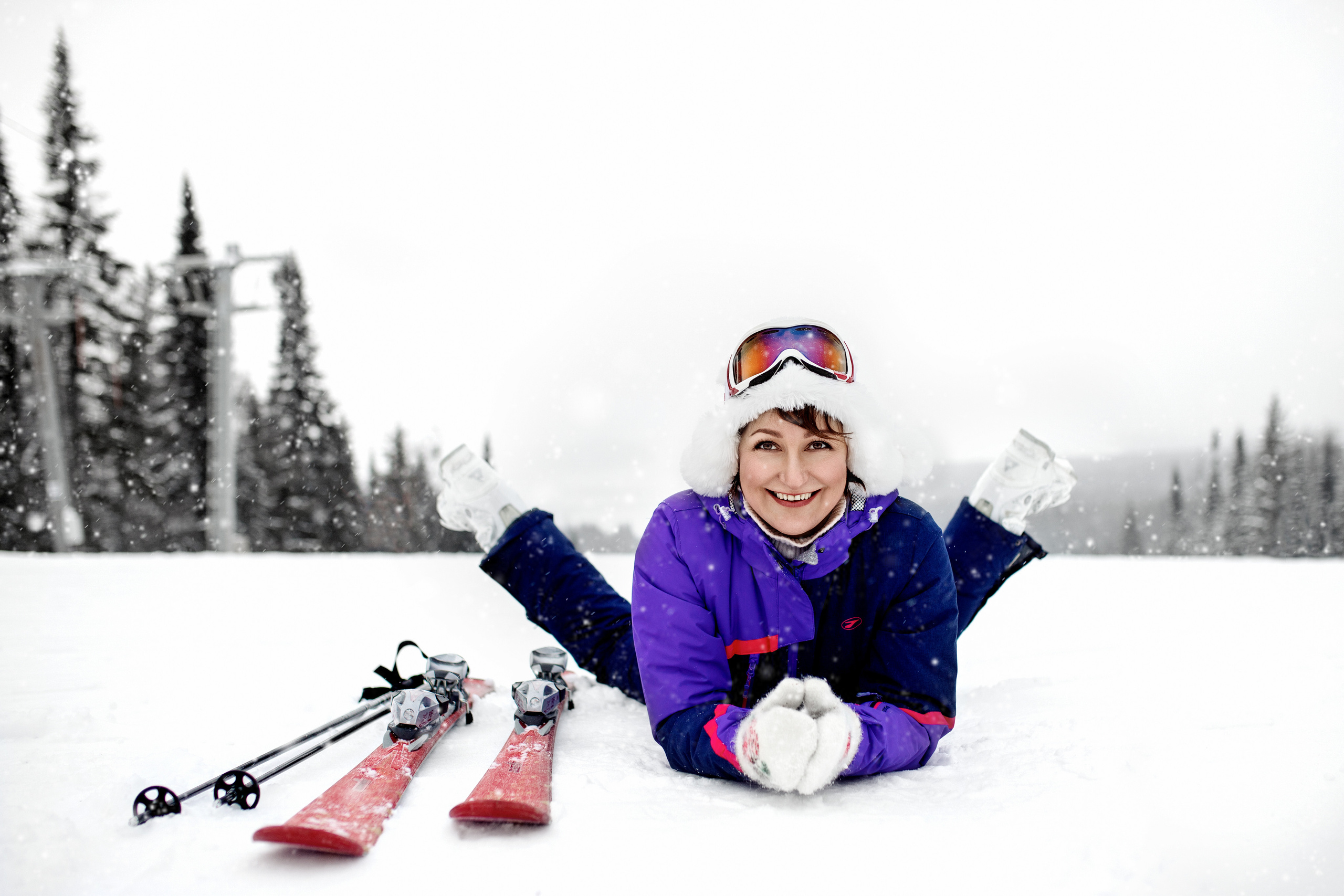 Ирина на Иван-Горе Индивидуальная зимняя фосессия