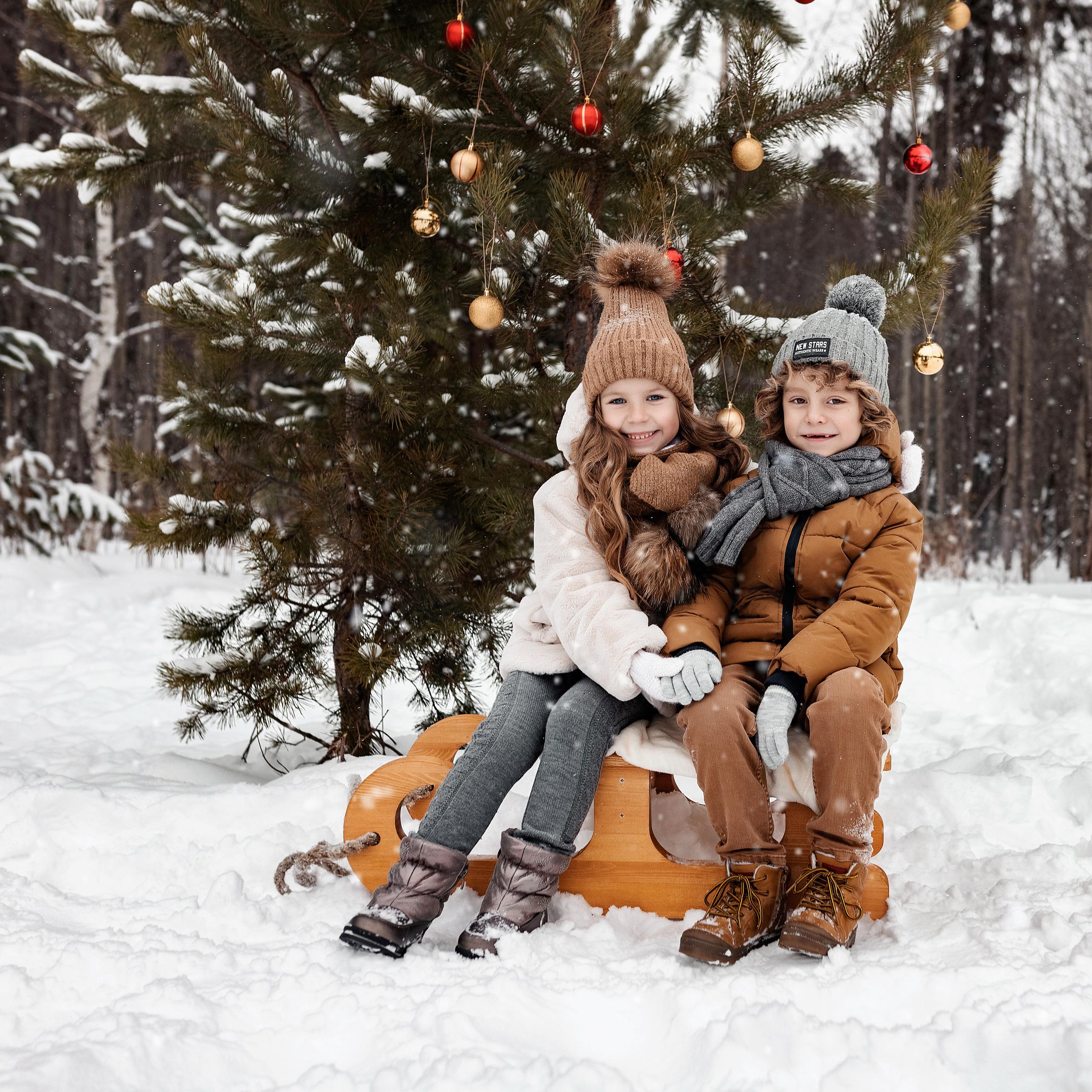 Зимняя Фотопрогулка на санках Пермьфотограф Елена Горбунова