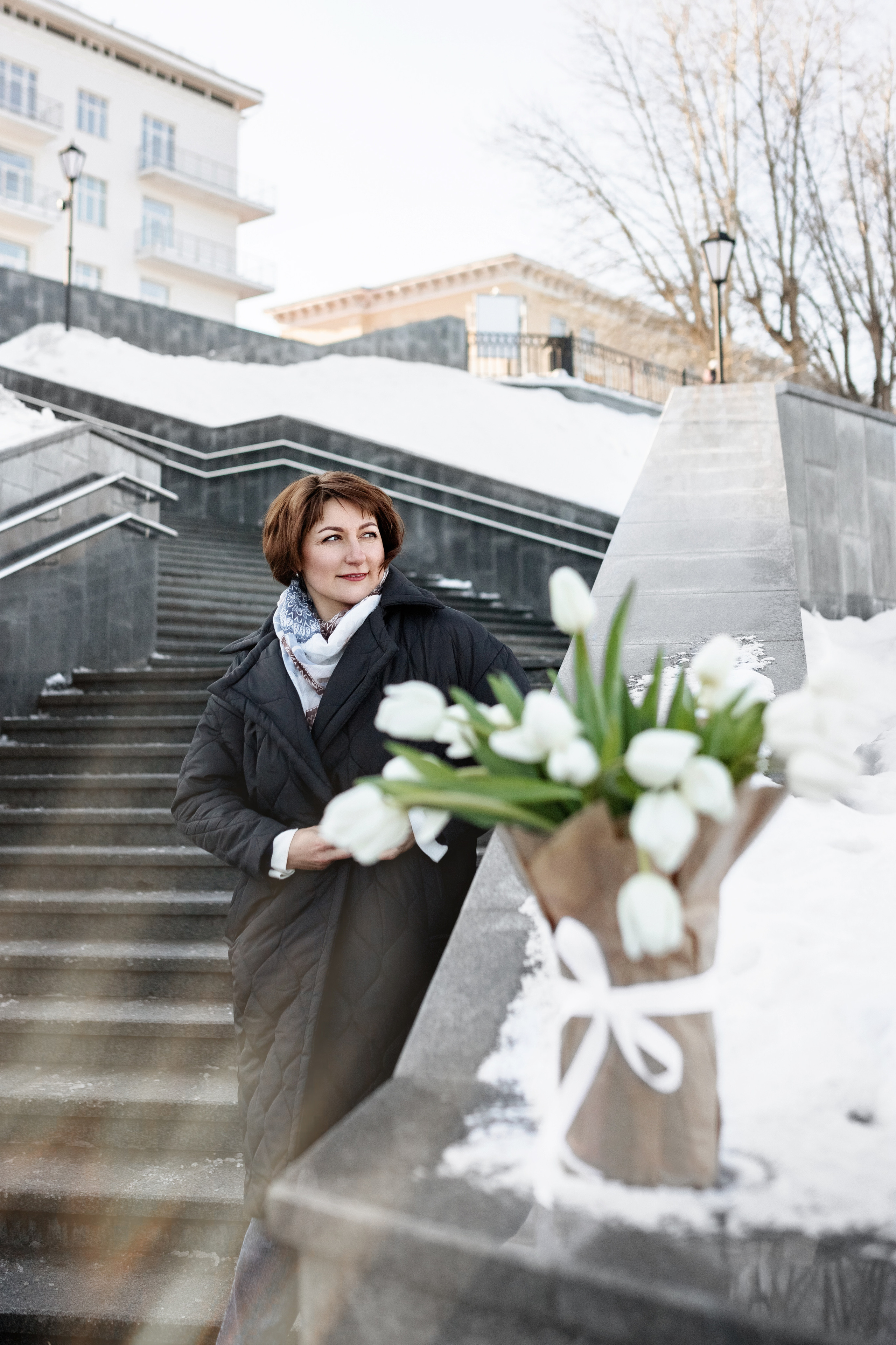 Фотопрогулка с тюльпанами к 8 марта. Фотограф Пермь