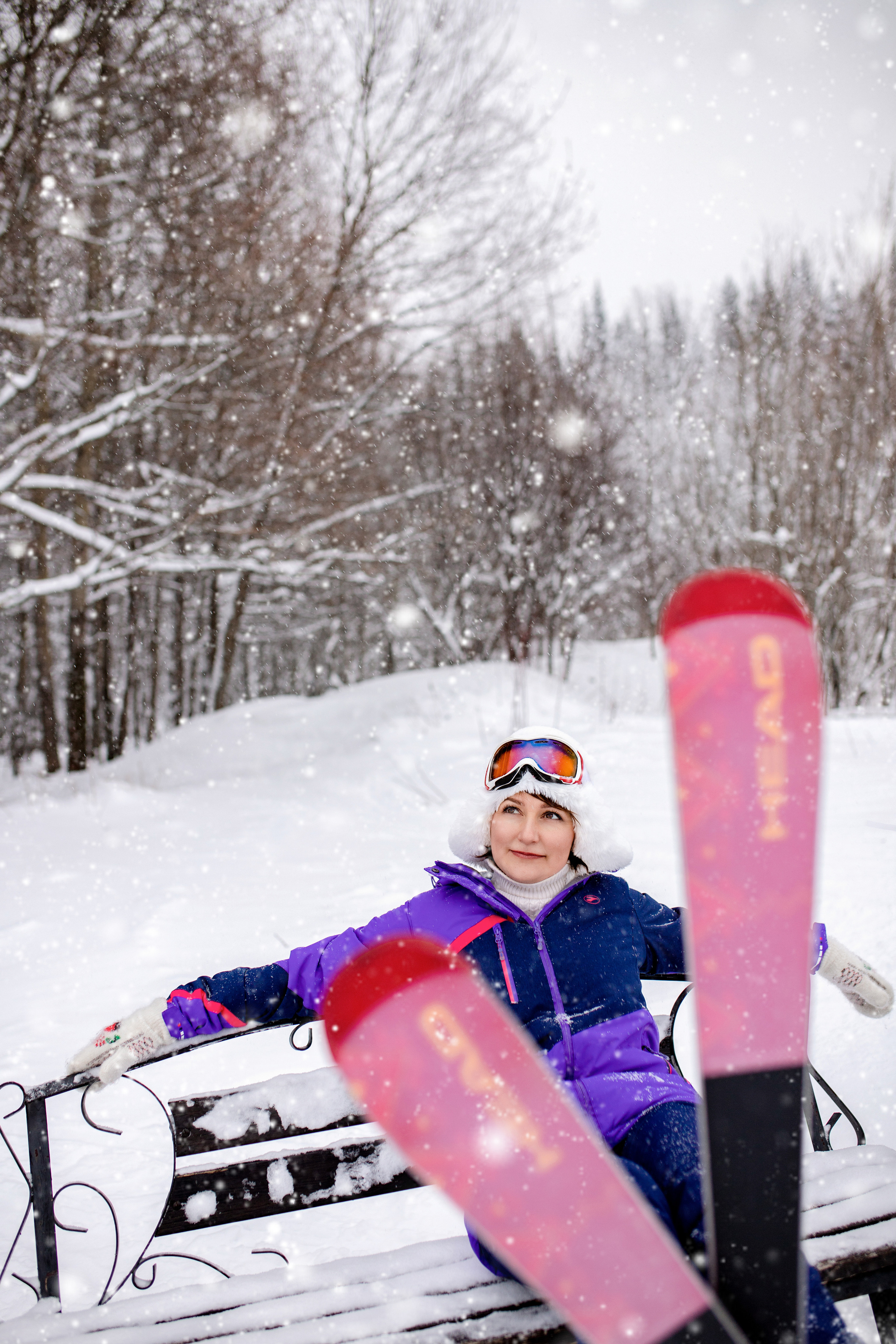 На горных лыжах фото Пермь
