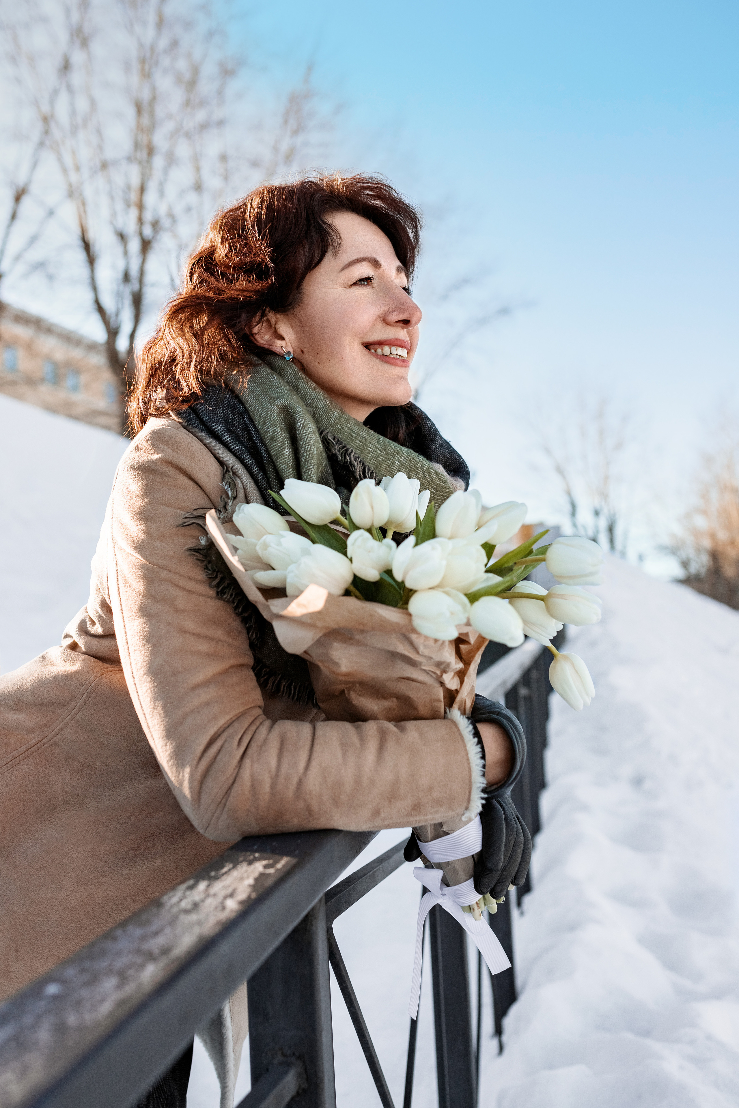 Прогулка с тюльпанами. Фотограф Елена Горбунова Пермь.