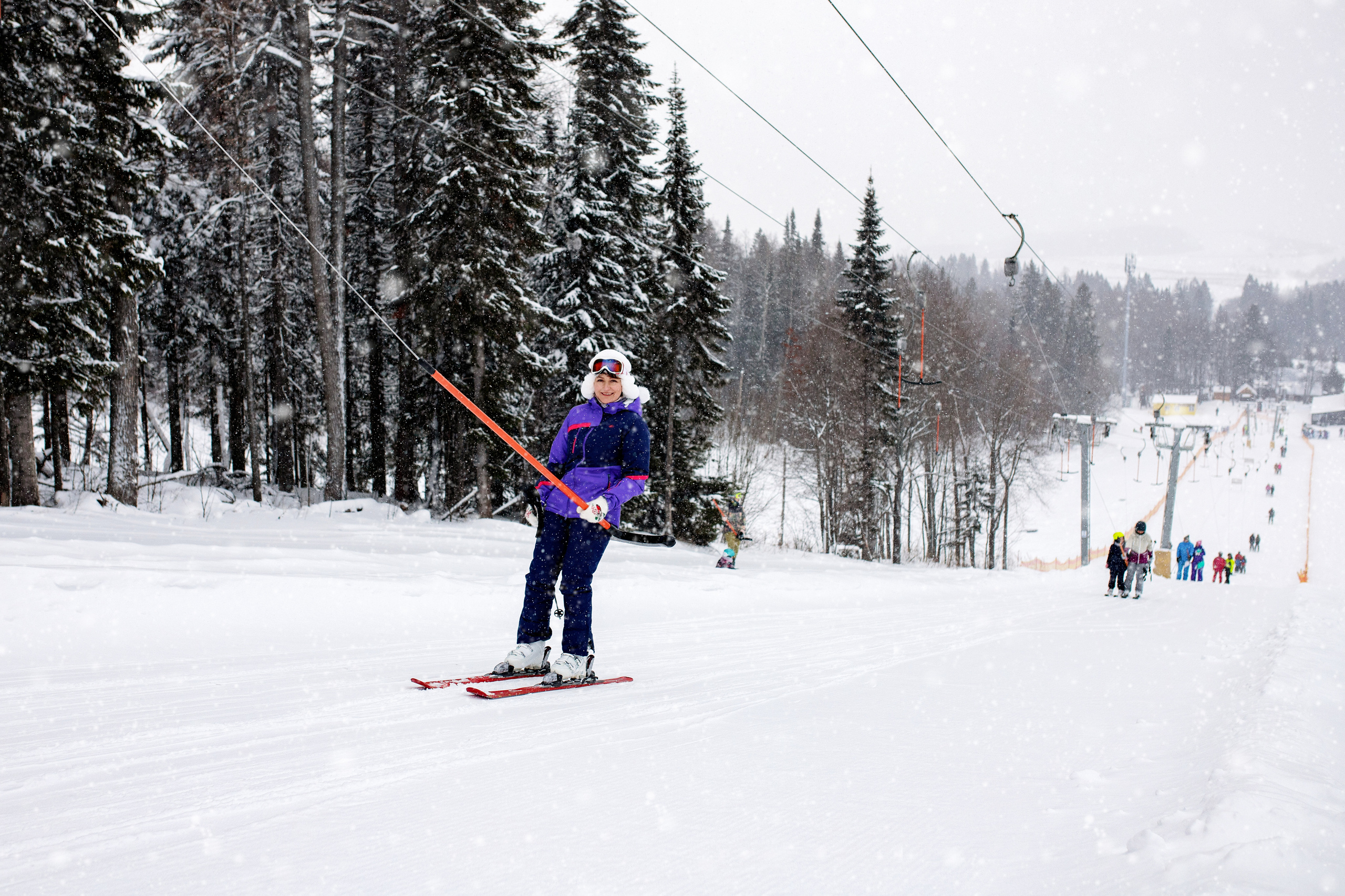 Фотосессия на горных лыжах Пермь