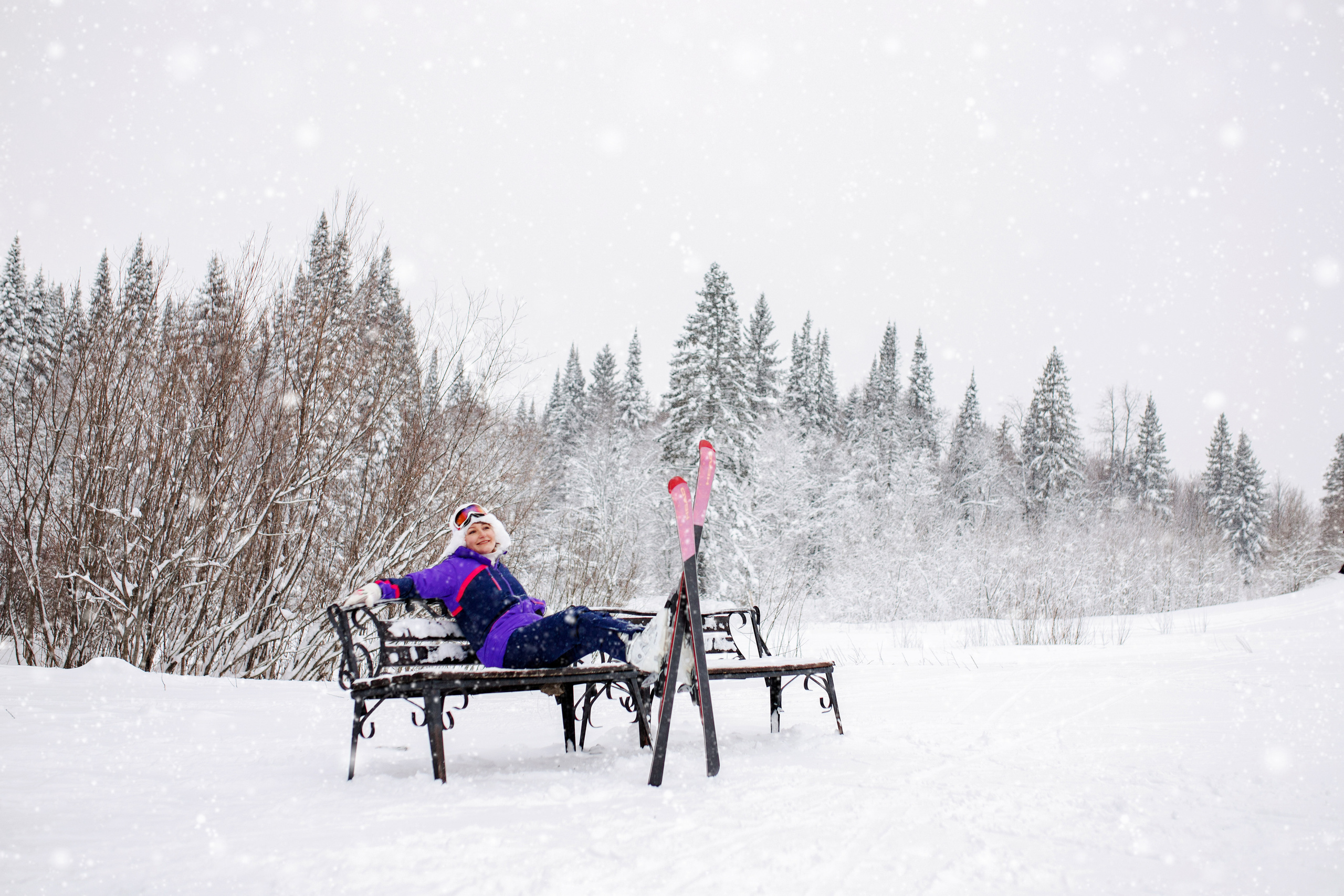 Фотосессия на лыжах Пермь