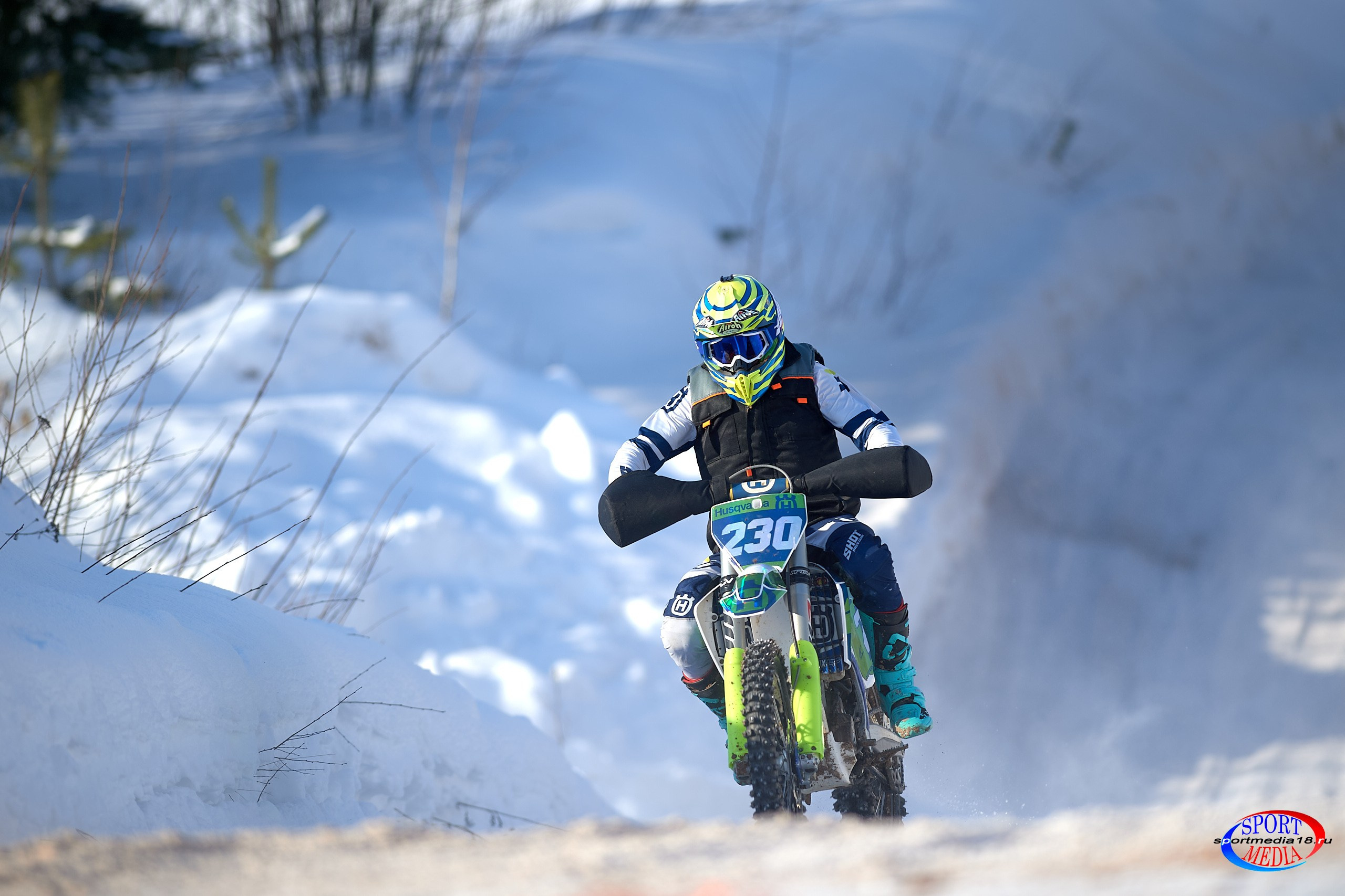3 этап Кубка Удмуртской Республики по мотокроссу. Воткинск 23.02.2025. Спортивный репортажный фотограф в Ижевске Сергей Мерзляков